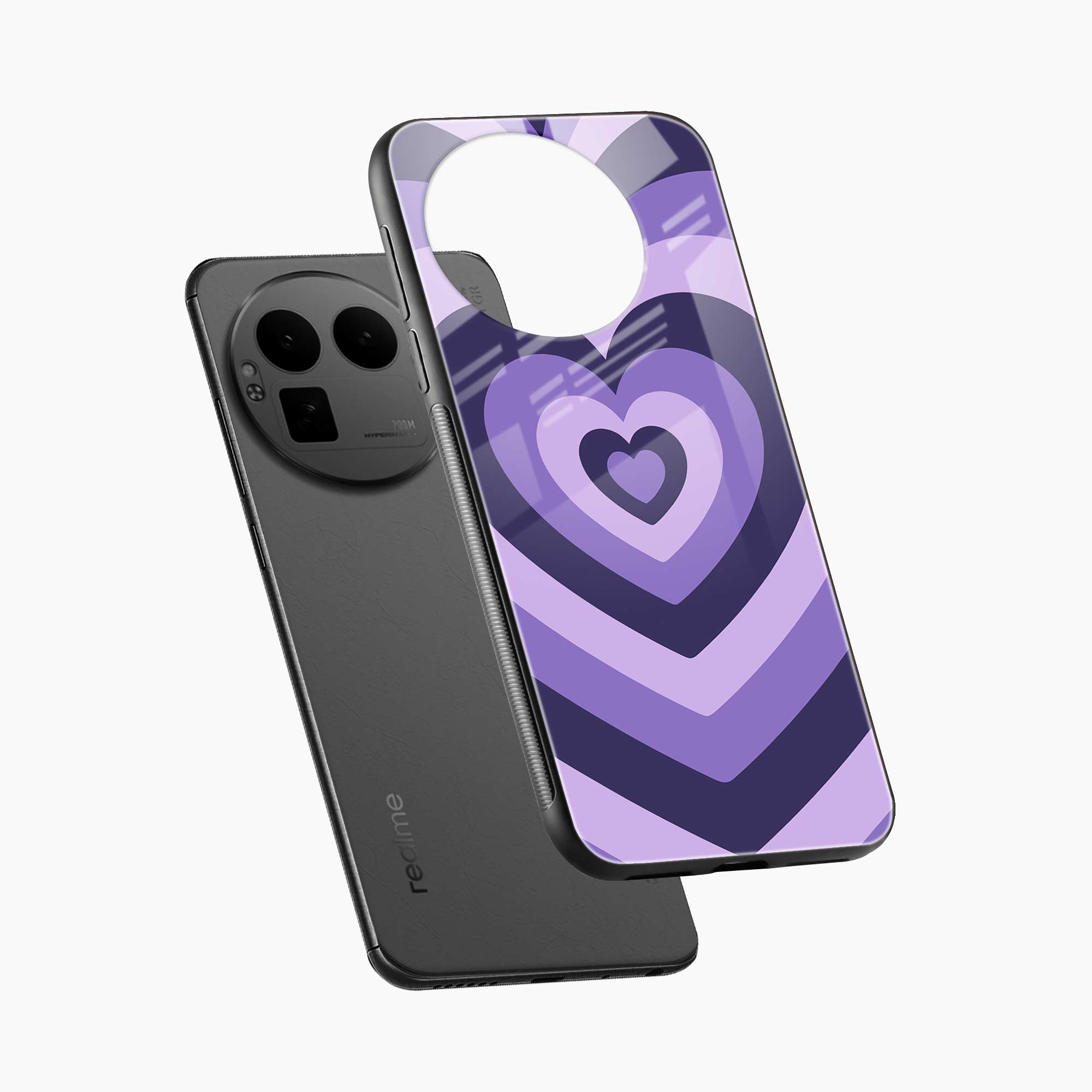 Hearts Realme Gt 8 Pro Back Cover