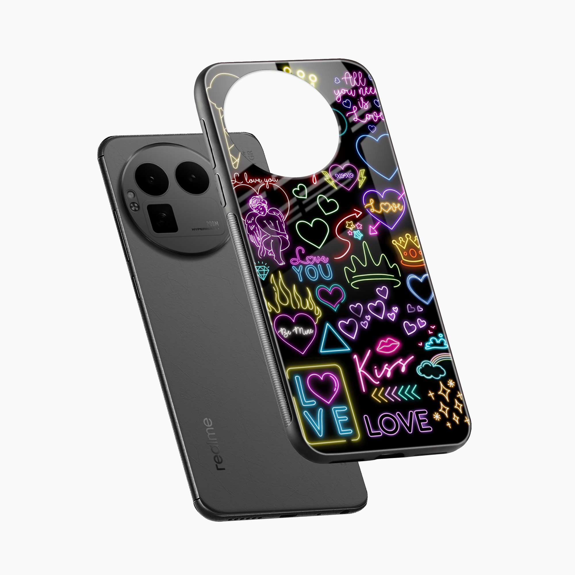 Neon Lights Realme Gt 8 Pro Back Cover