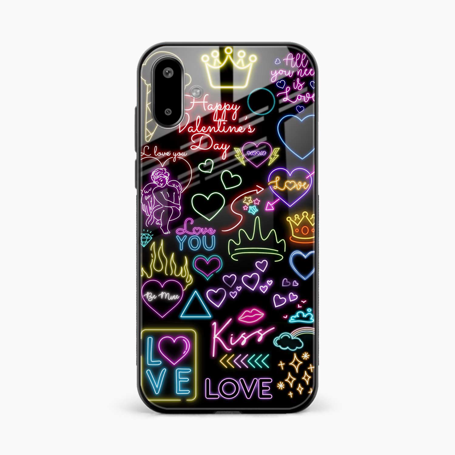 Neon Lights Samsung F07 Back Cover