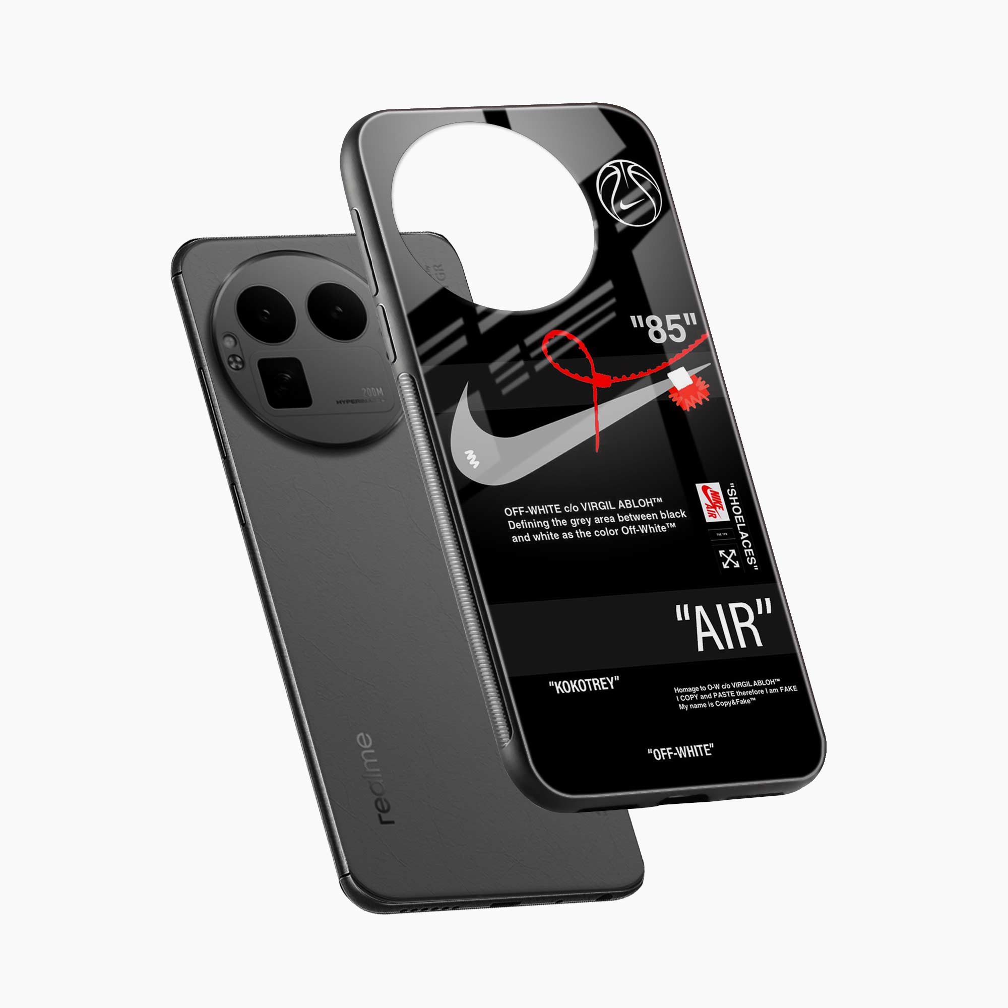 Off White Realme Gt 8 Pro Back Cover