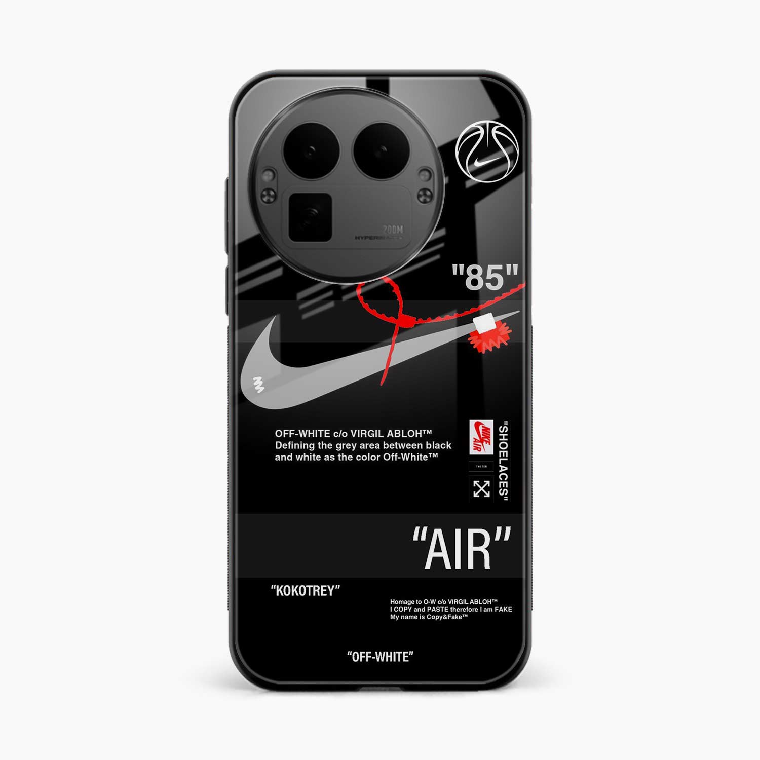 Off White Realme Gt 8 Pro Back Cover