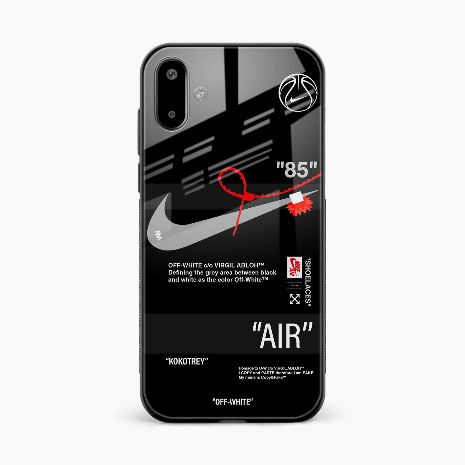 Off White Samsung F07 Back Cover