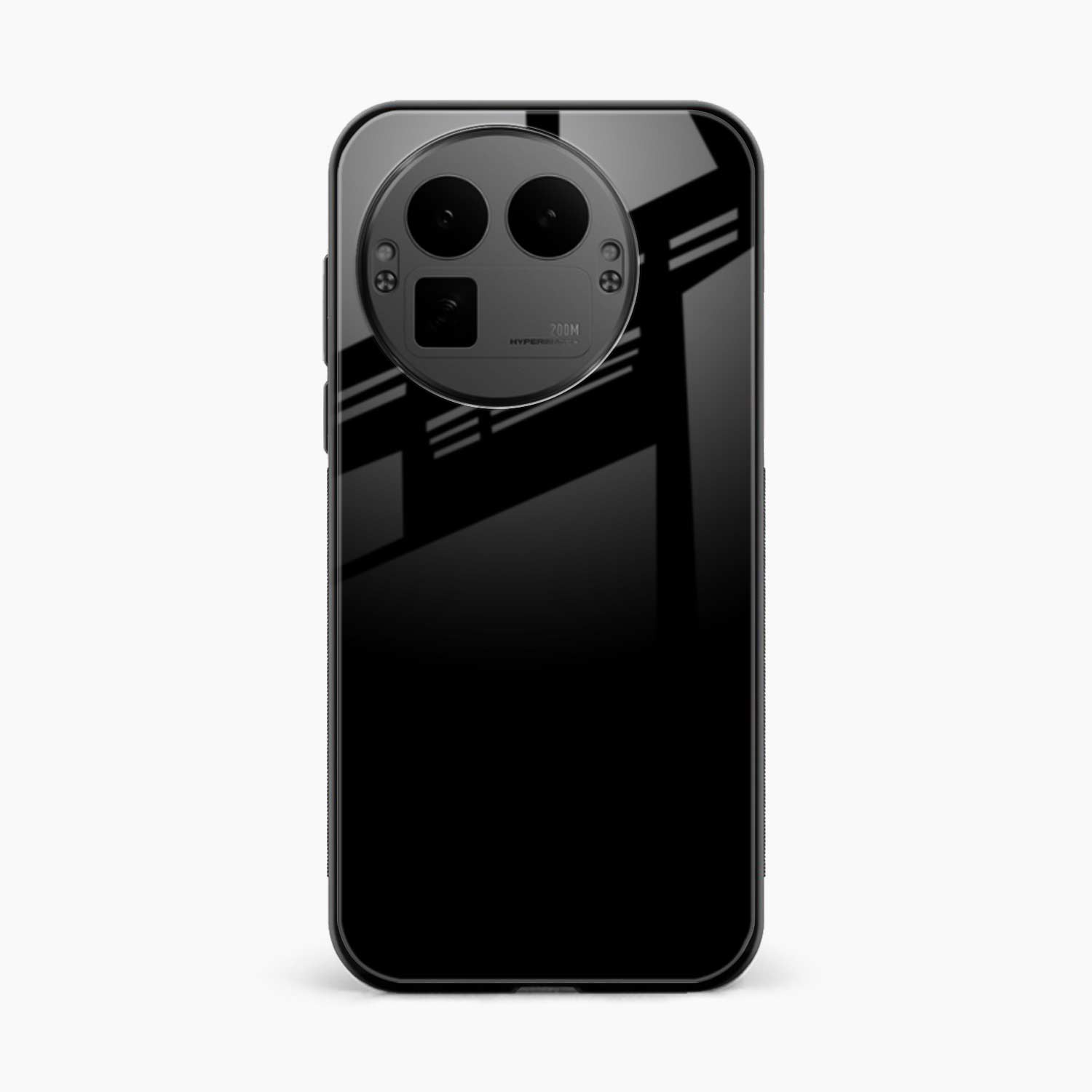 Pure Black Realme Gt 8 Pro Back Cover