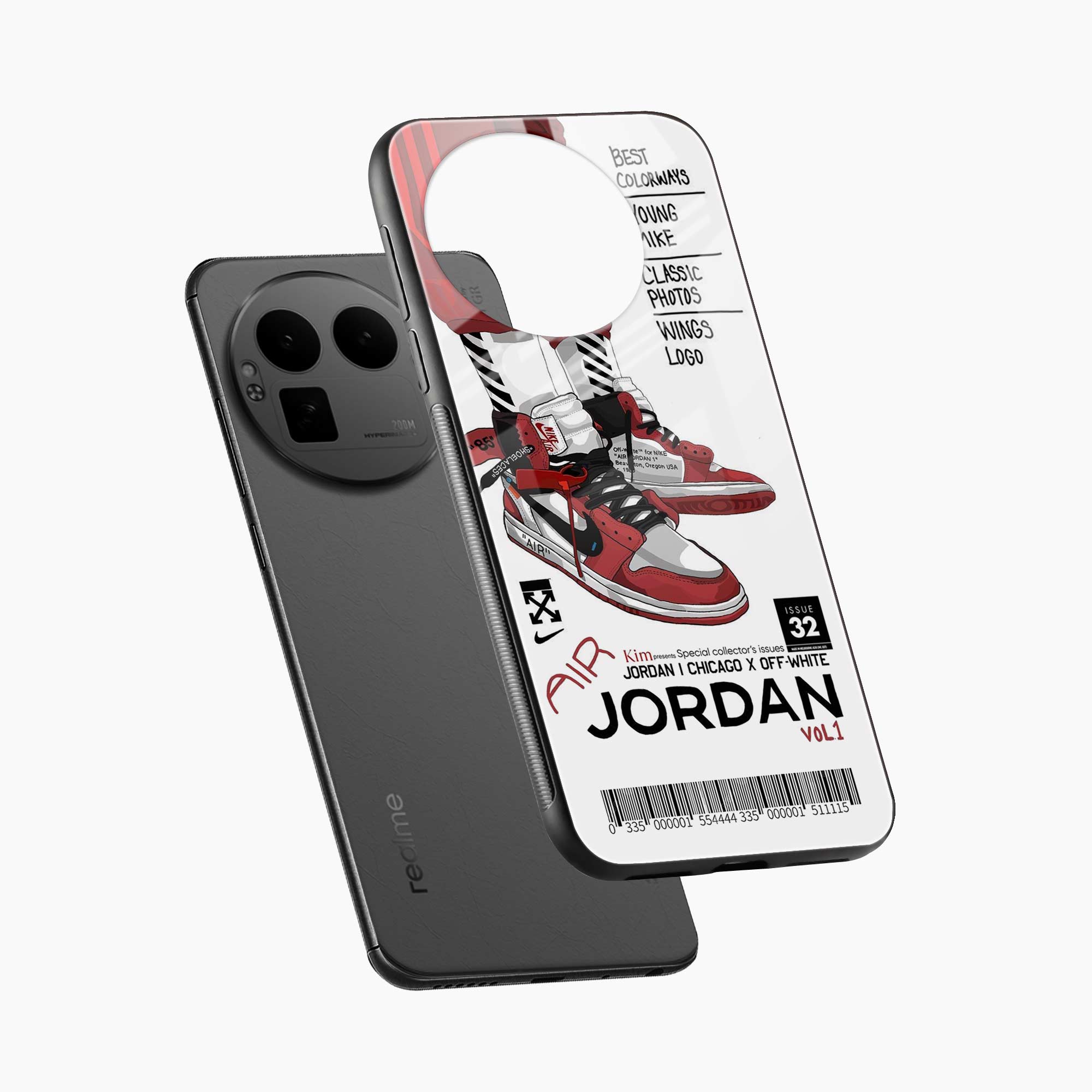 Red Sneakers Realme Gt 8 Pro Back Cover