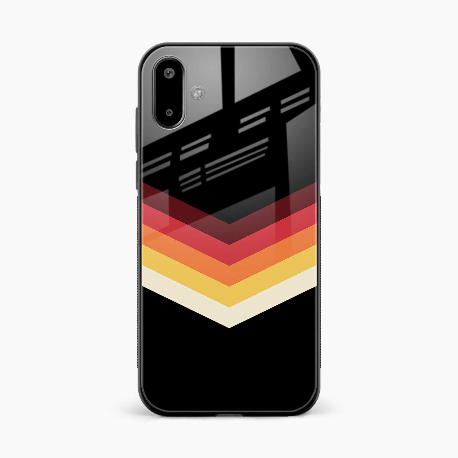 Rewind Strips Pattern Samsung F07 Back Cover