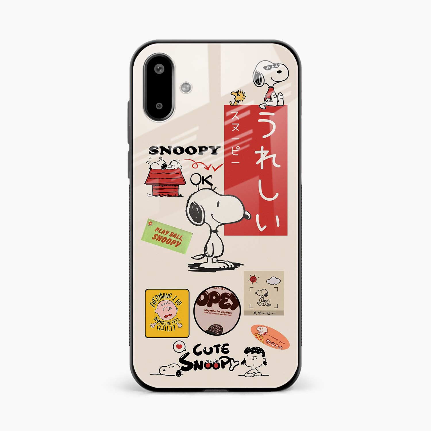 Snoopy Samsung F07 Back Cover