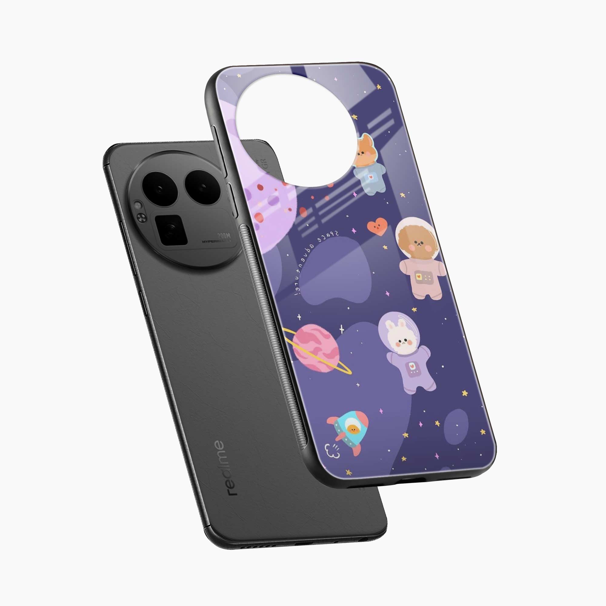 Teddy Space Realme Gt 8 Pro Back Cover