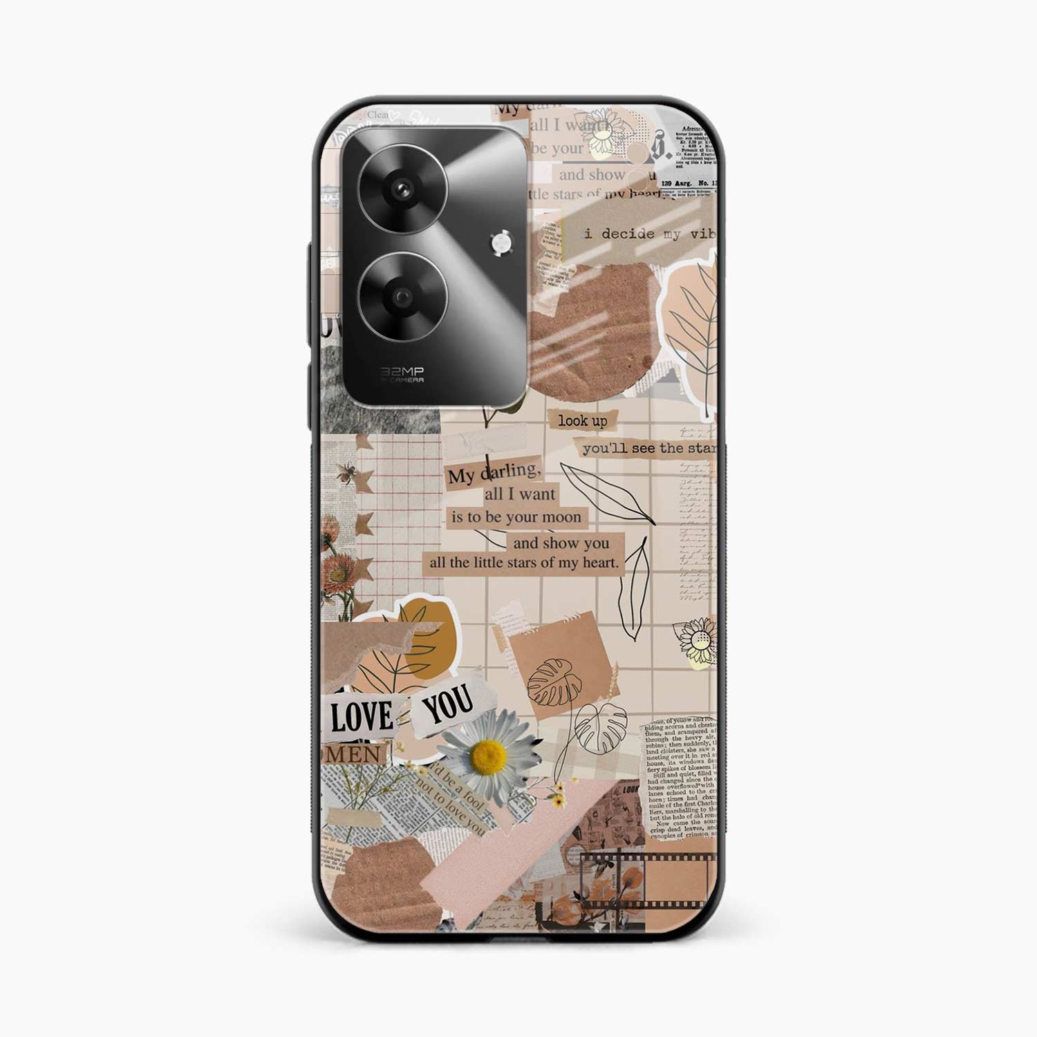 Aesthetic Design Realme Narzo N61 Back Cover