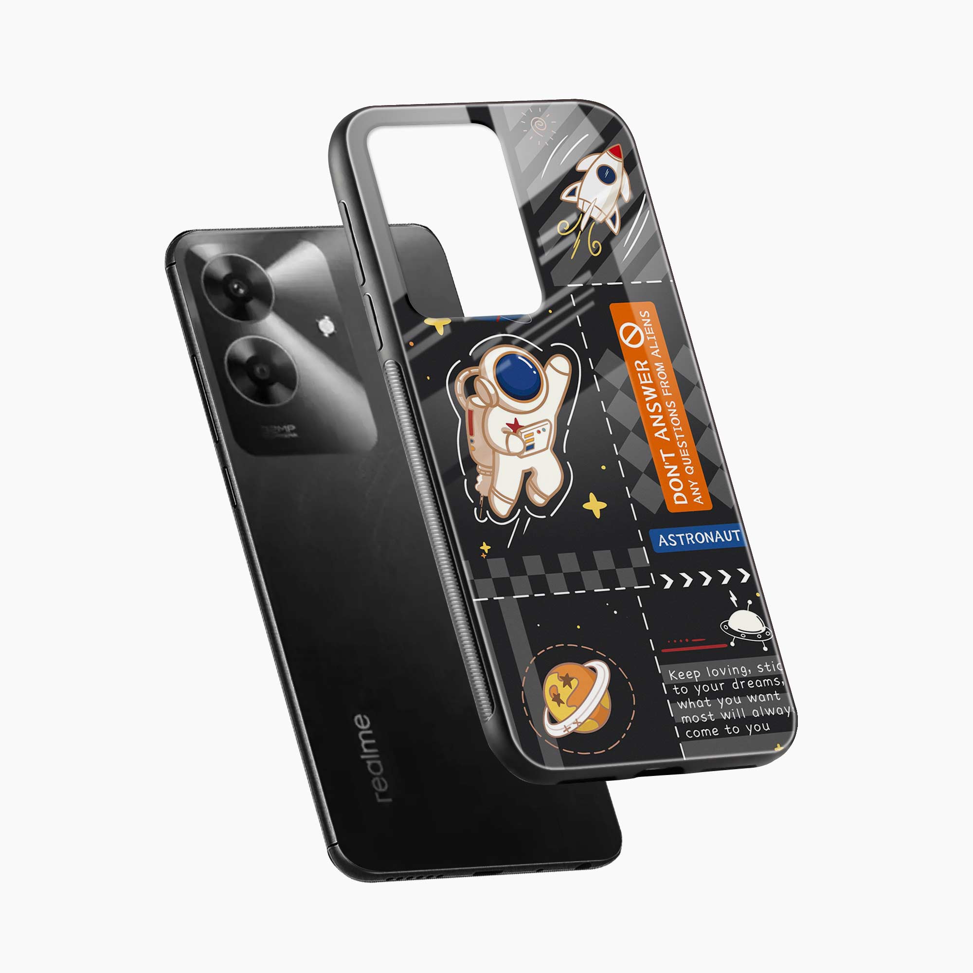 Astronaut Realme Narzo N61 Back Cover