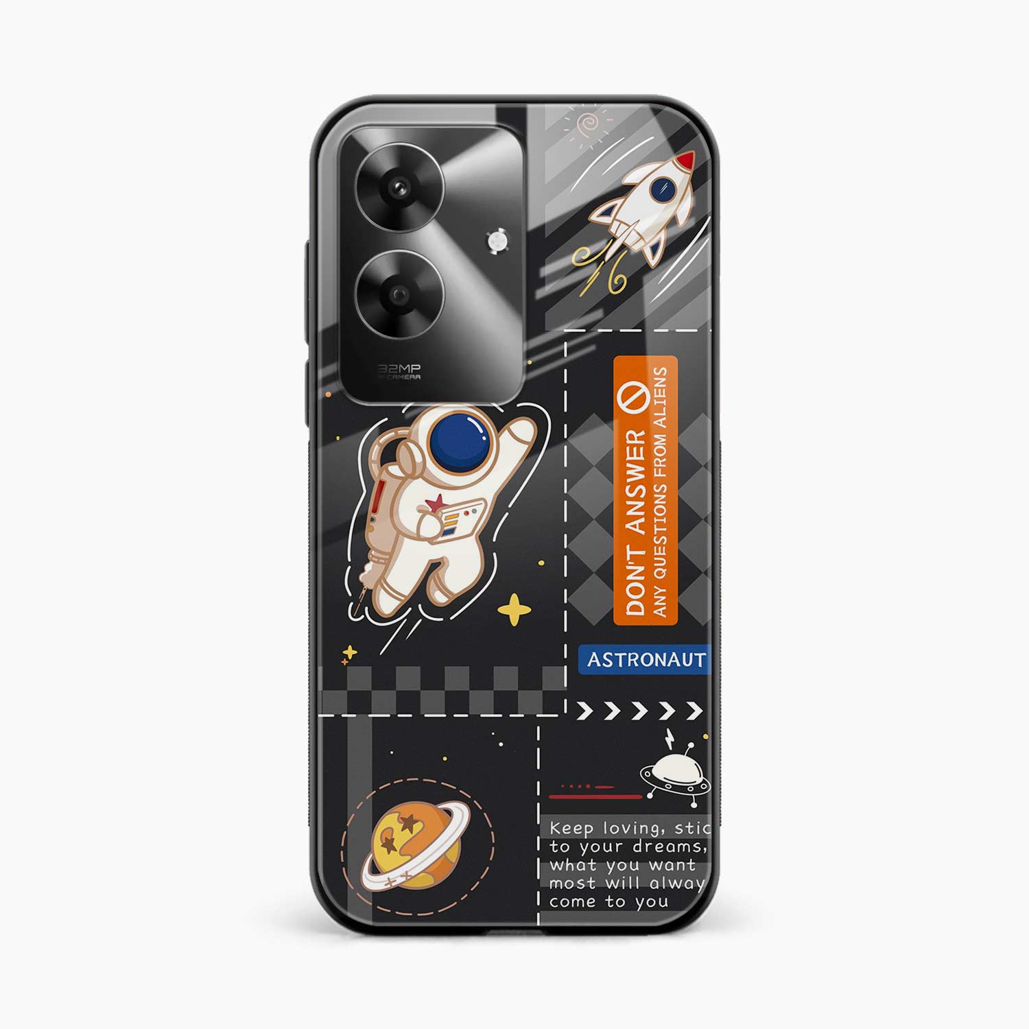 Astronaut Realme Narzo N61 Back Cover