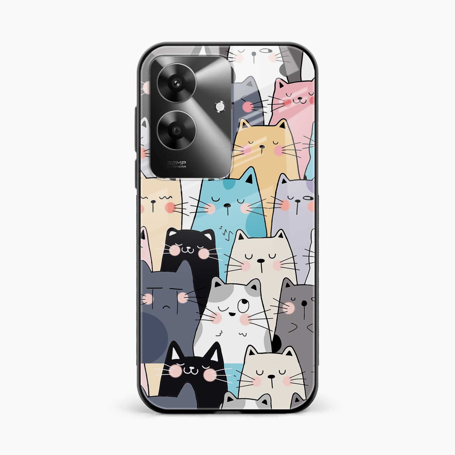 Cute Cat Realme Narzo N61 Back Cover
