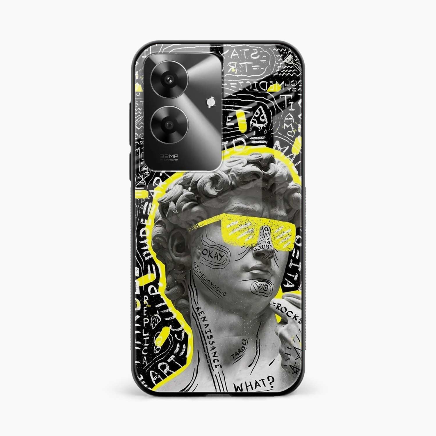 David Realme Narzo N61 Back Cover