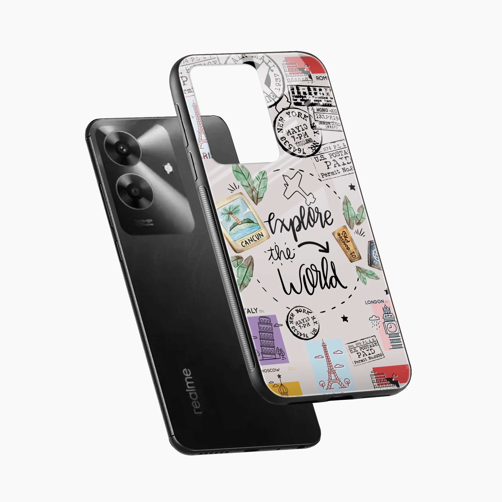 Explore The World Realme Narzo N61 Back Cover