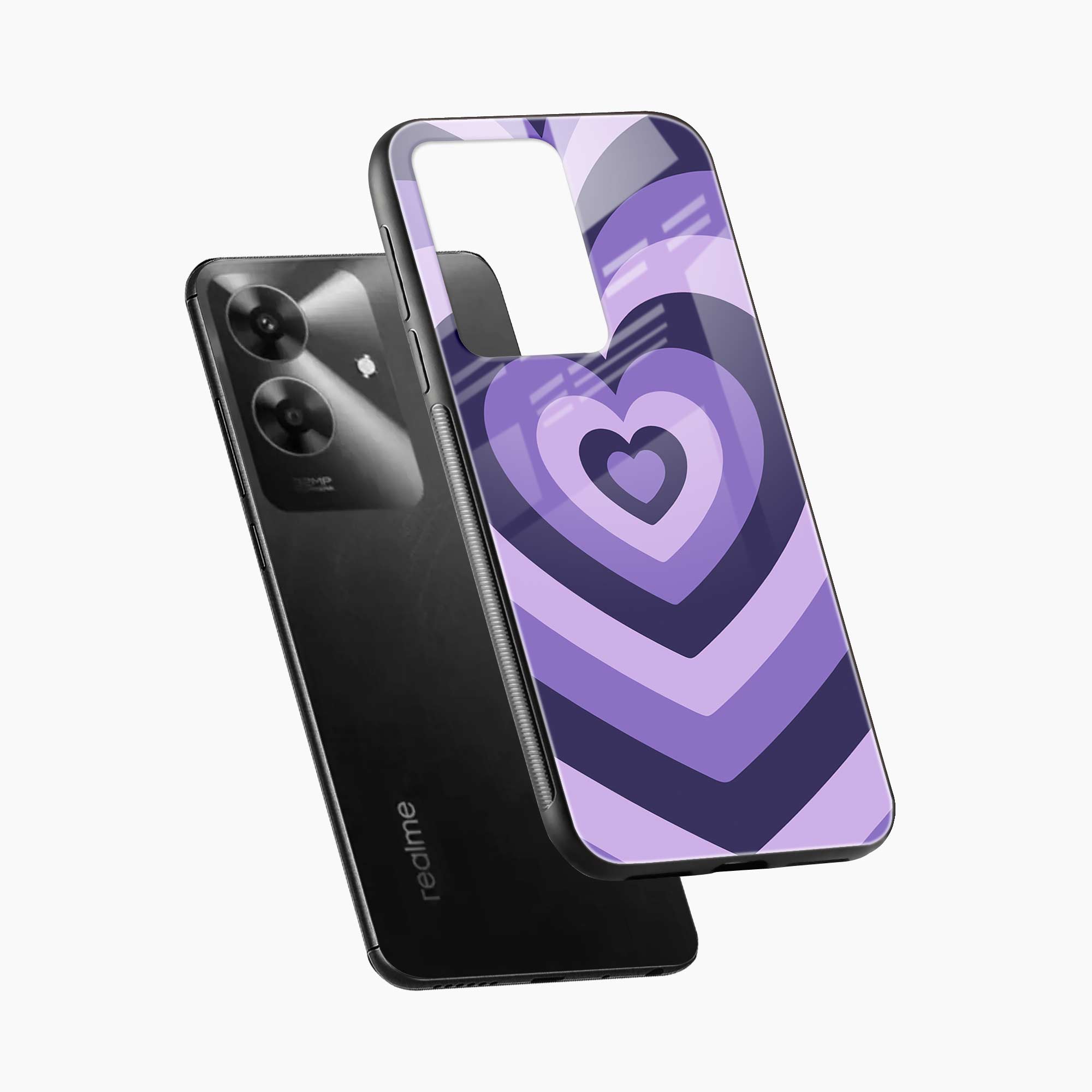 Hearts Realme Narzo N61 Back Cover