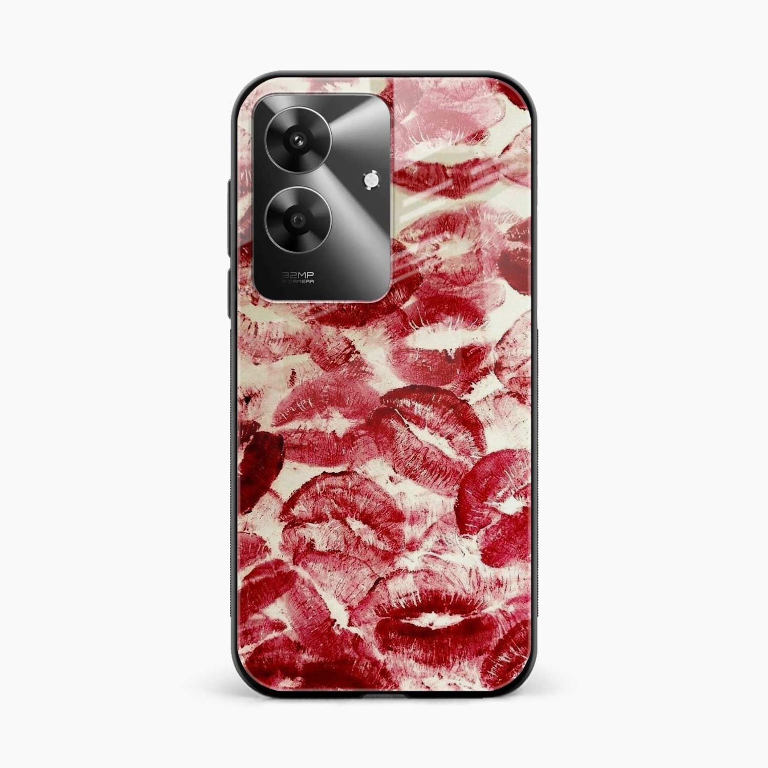 Lipstick Kiss Print Realme Narzo N61 Back Cover