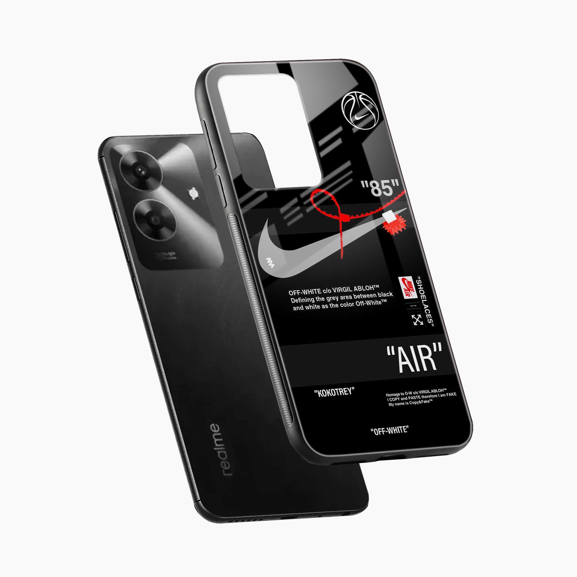 Off White Realme Narzo N61 Back Cover