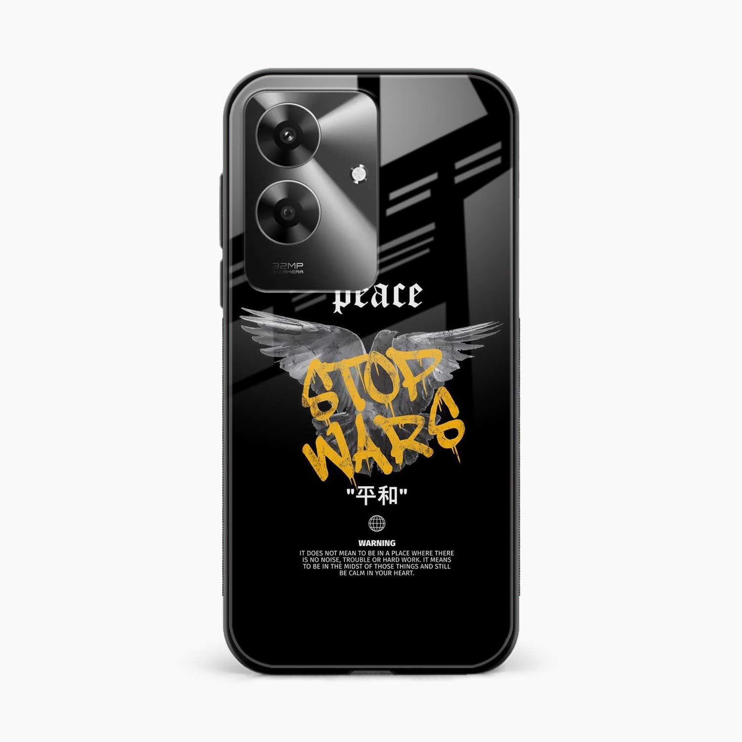 Peace Stop Wars Realme Narzo N61 Back Cover