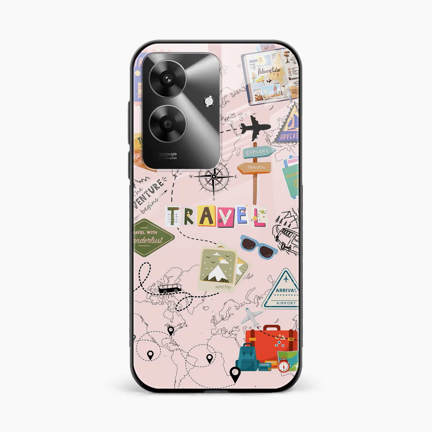 Traveler Realme Narzo N61 Back Cover