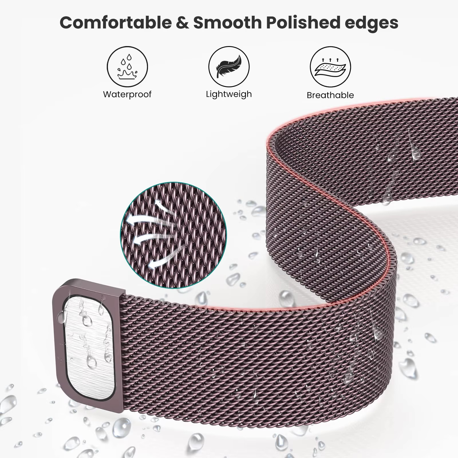 Smooth & Stylish Milanese Strap