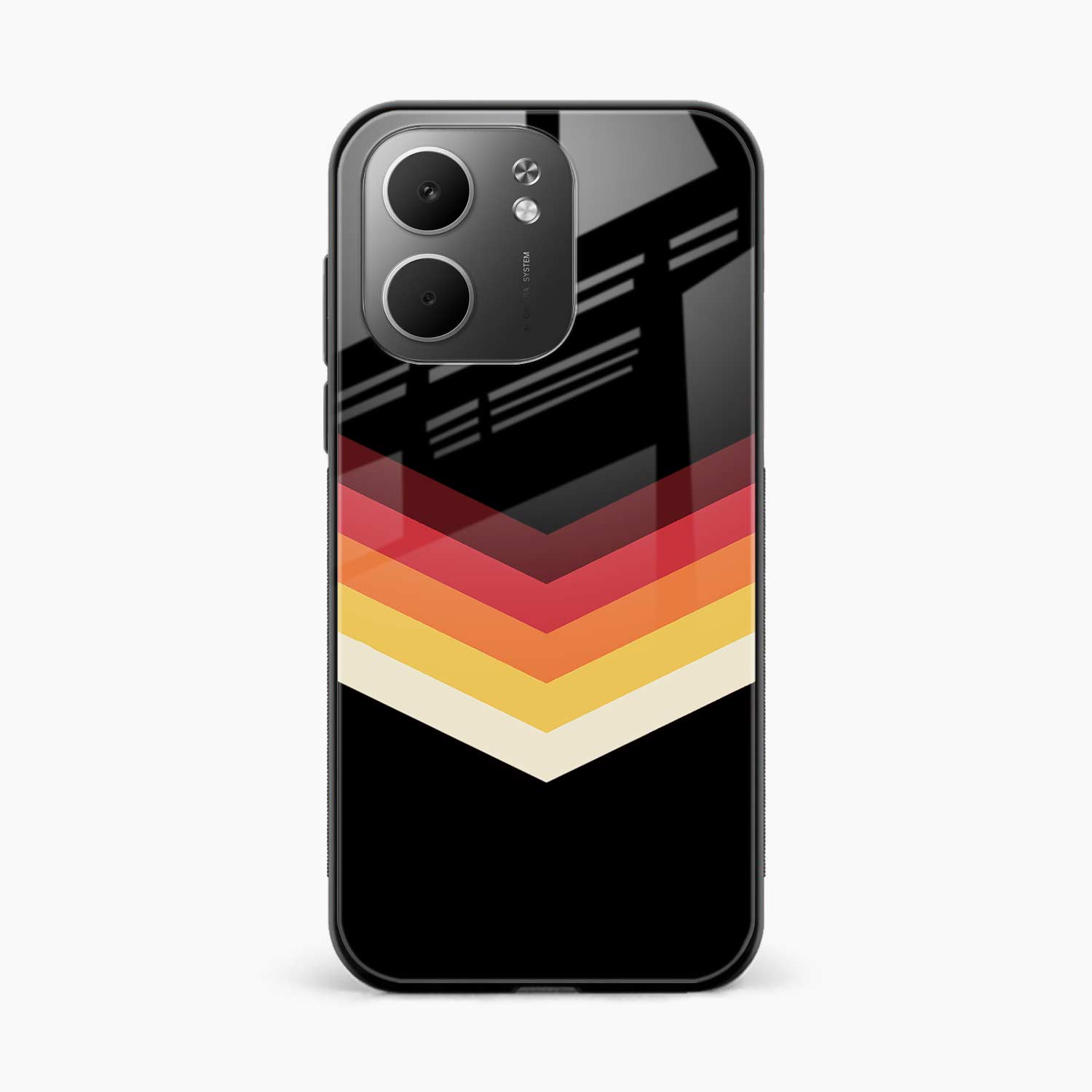 Rewind Strips Pattern Oppo A5x 5G Back Cover