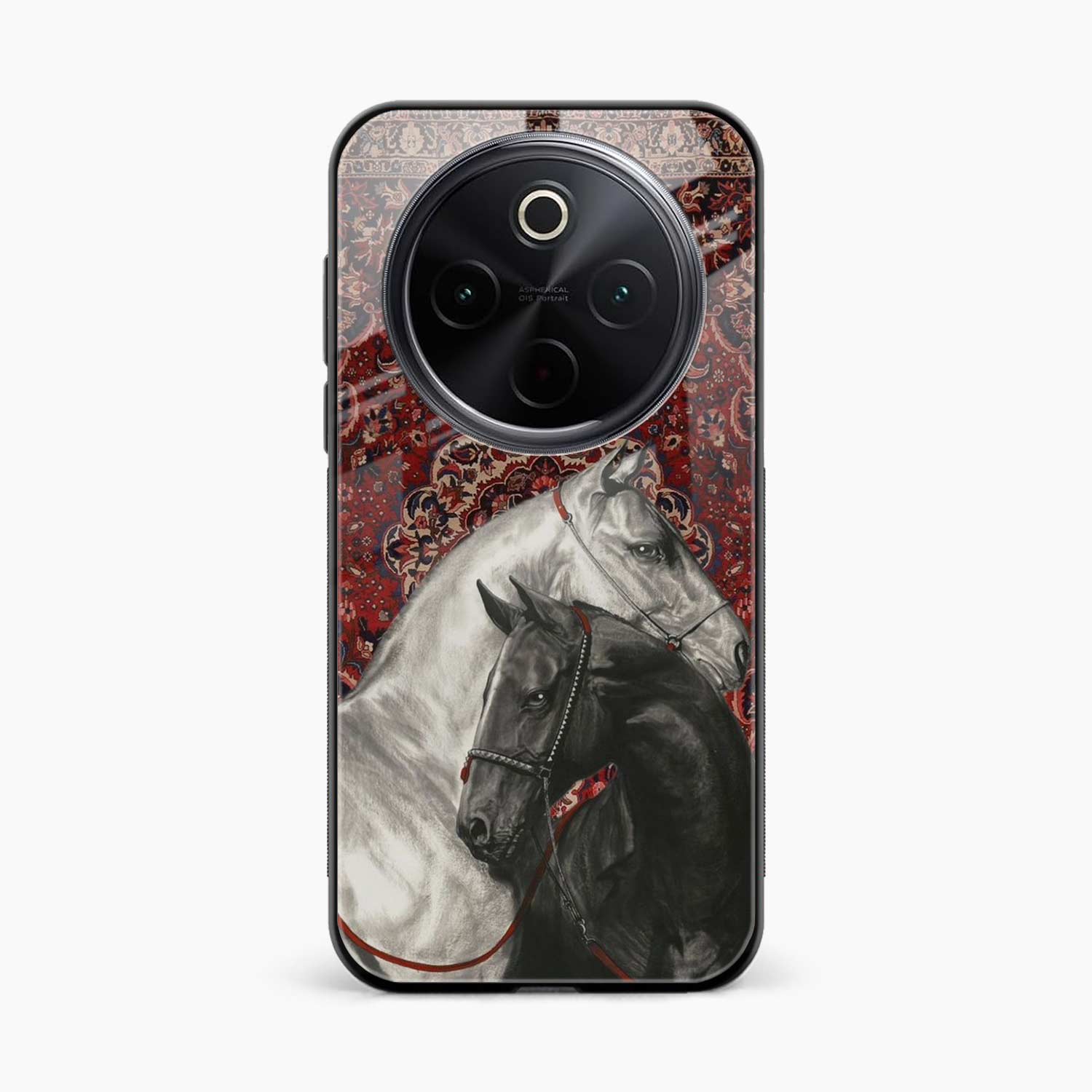 Black And White Horse Iqoo Z10 5G Back Cover