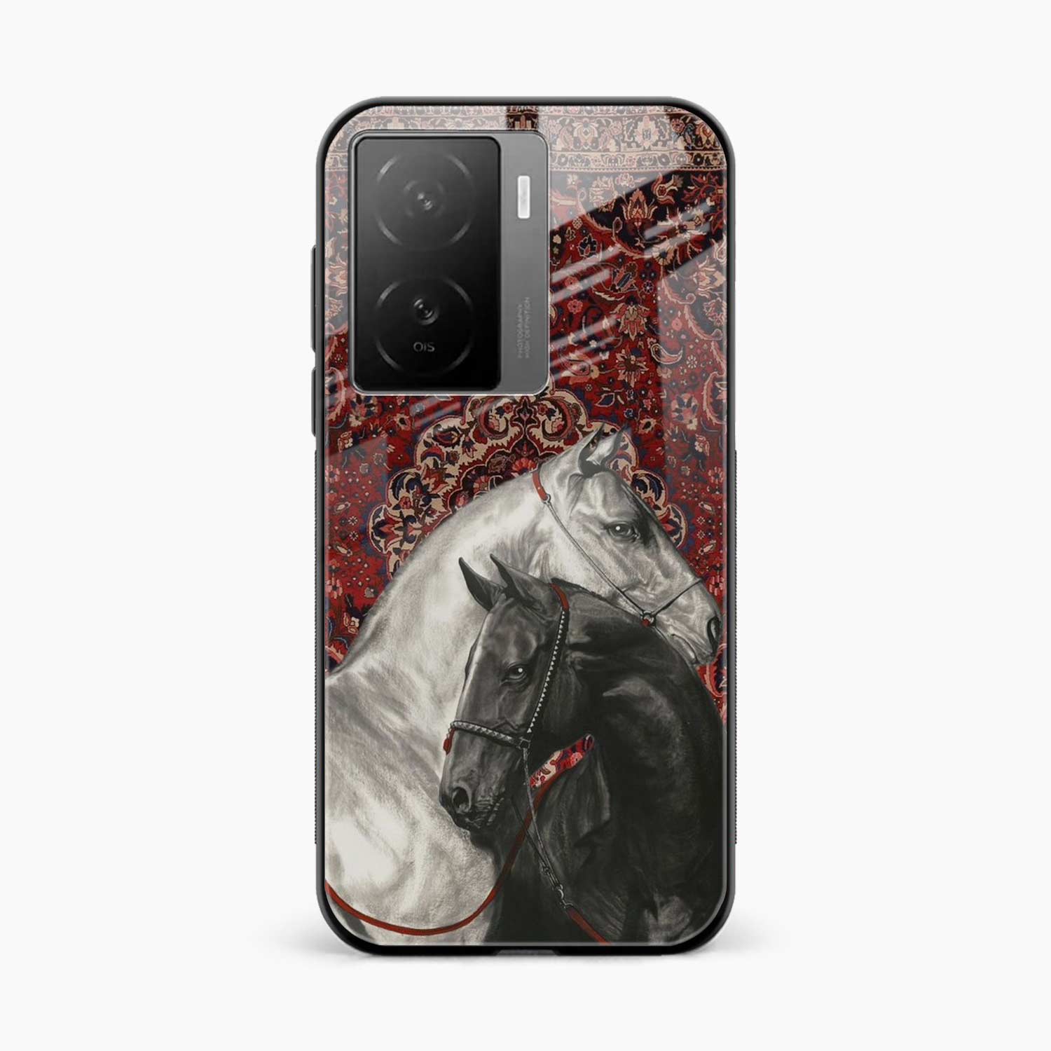 Black And White Horse Iqoo Z7 5G Back Cover