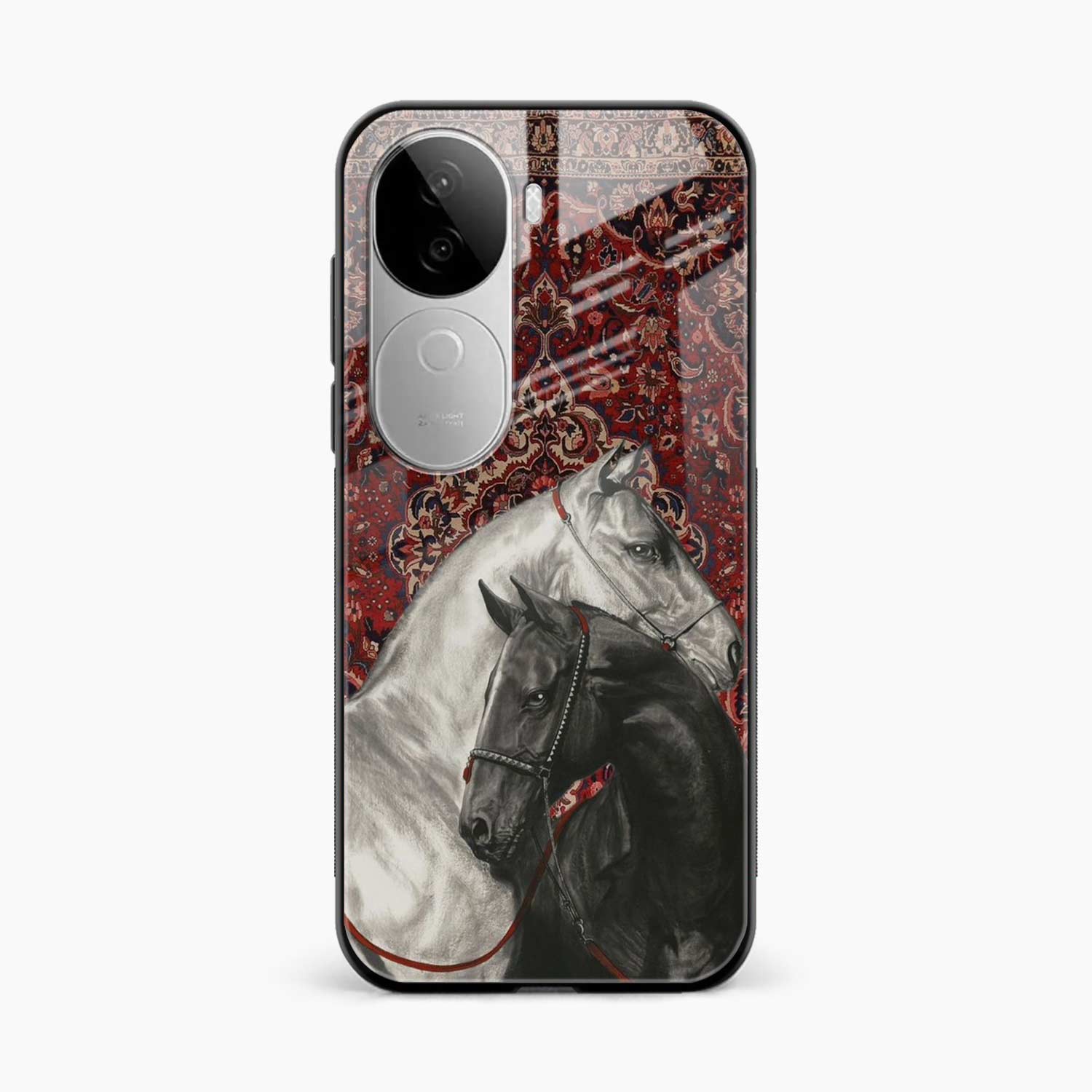Black And White Horse Iqoo Z9s 5G Back Cover