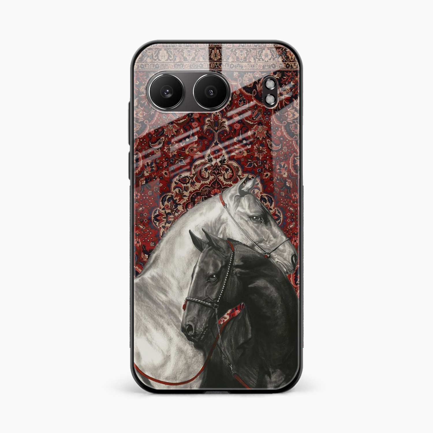 Black And White Horse OnePlus Nord 4 5G Back Cover