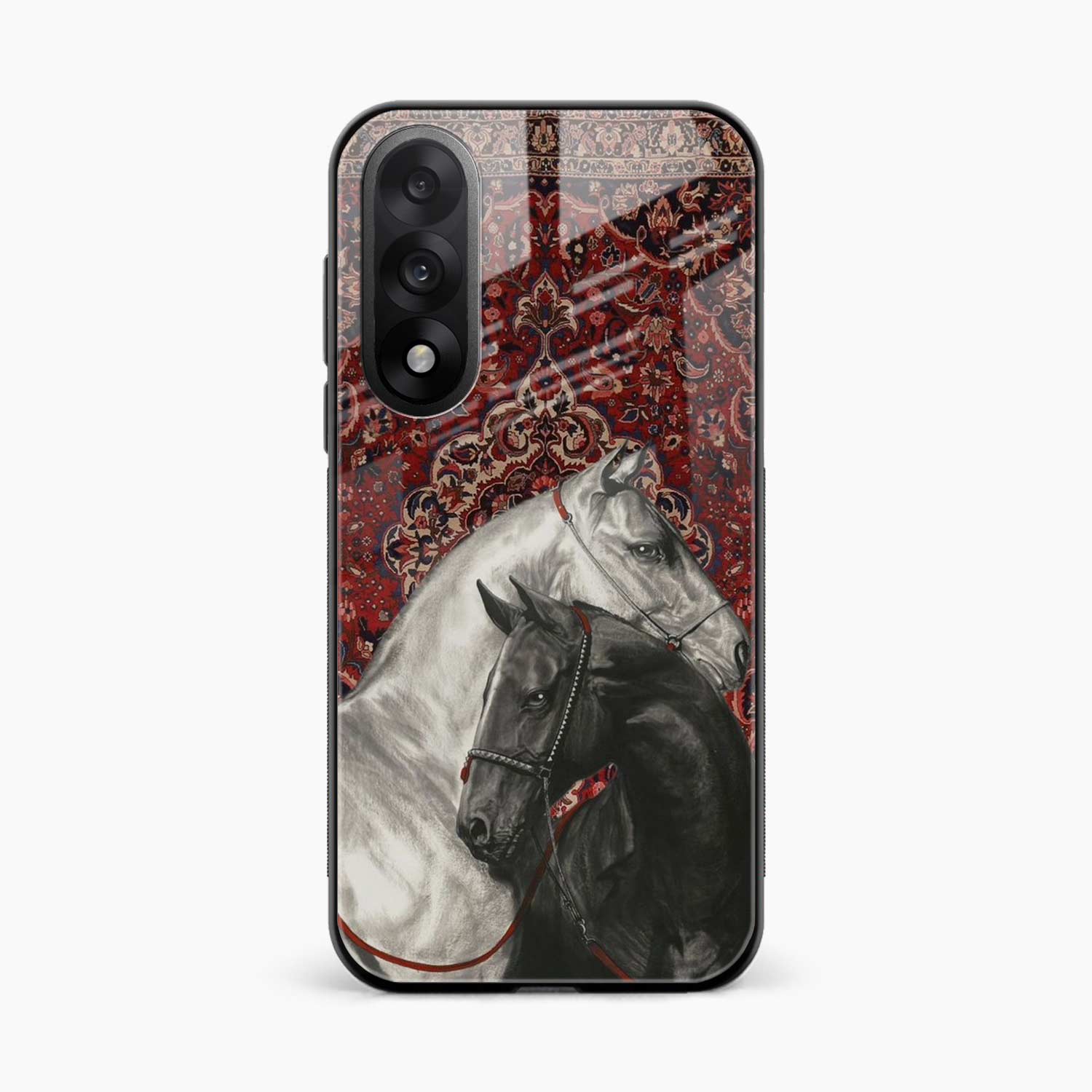 Black And White Horse OnePlus Nord 5 Back Cover