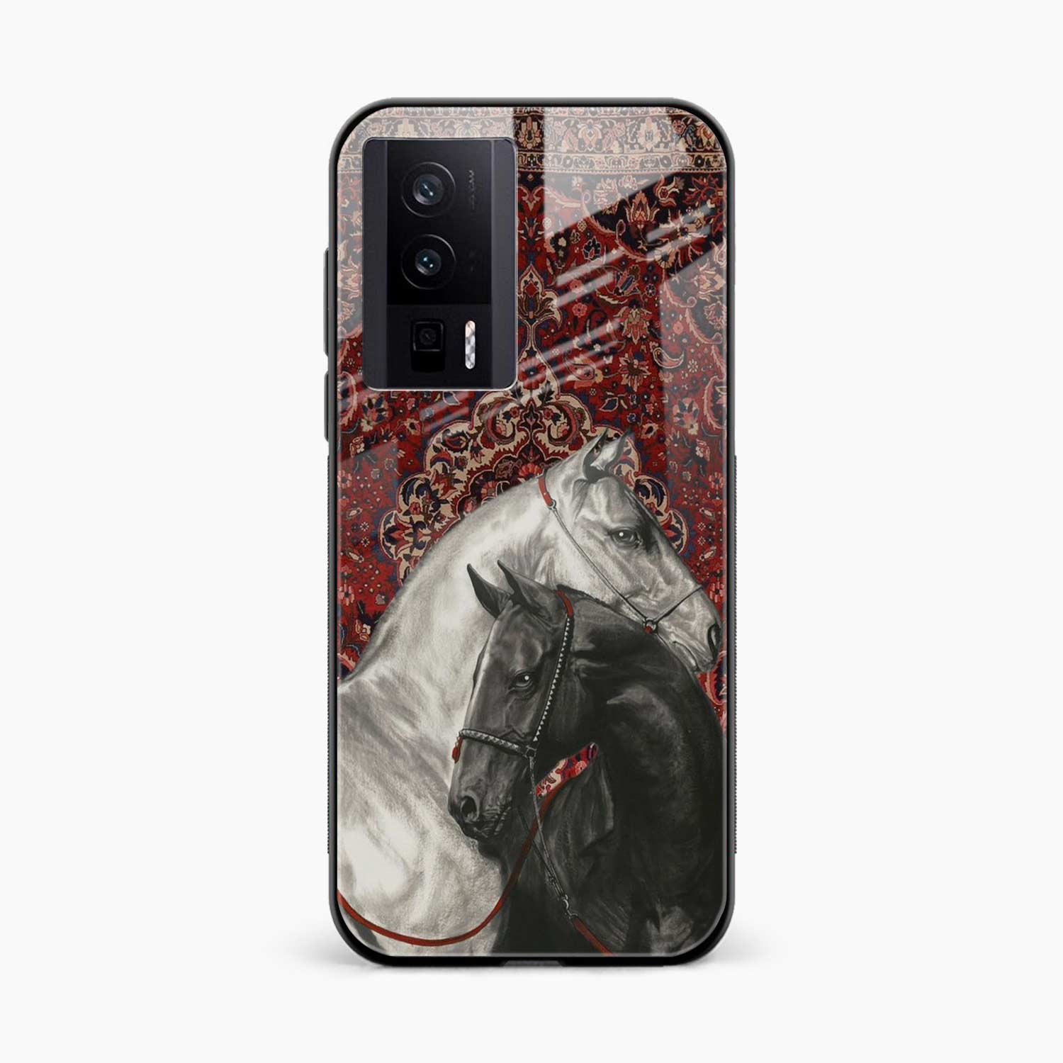 Black And White Horse Redmi K60 Back Cover