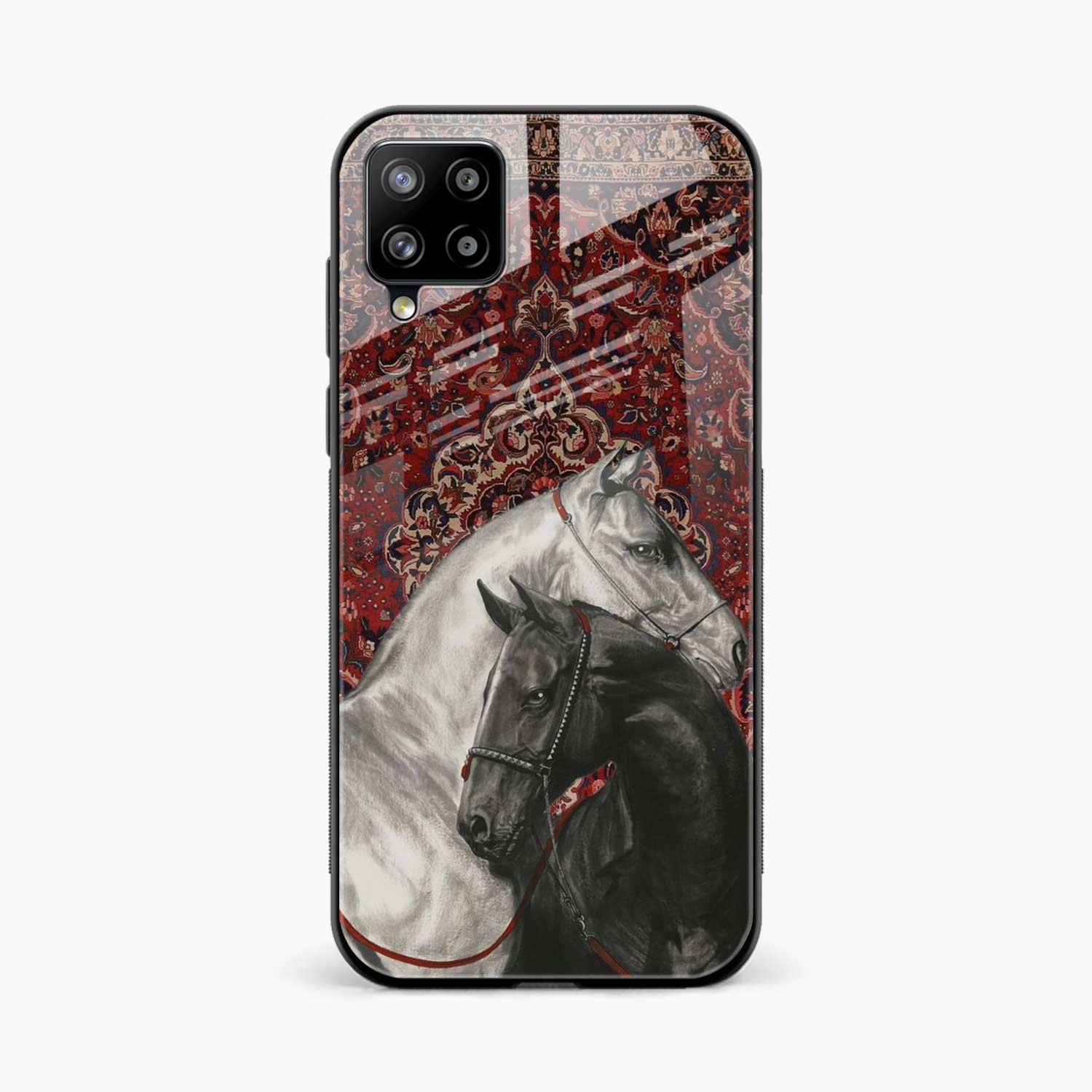 Black And White Horse Samsung M53 Back Cover