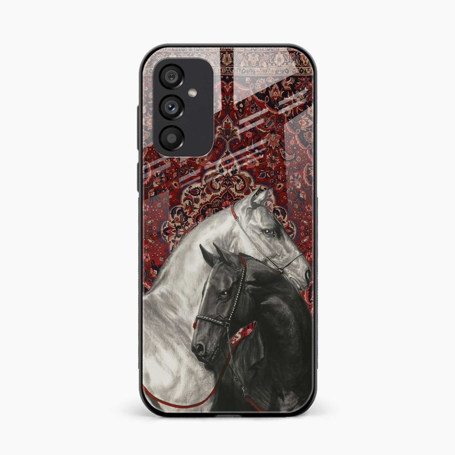 Black And White Horse Samsung M54 Back Cover