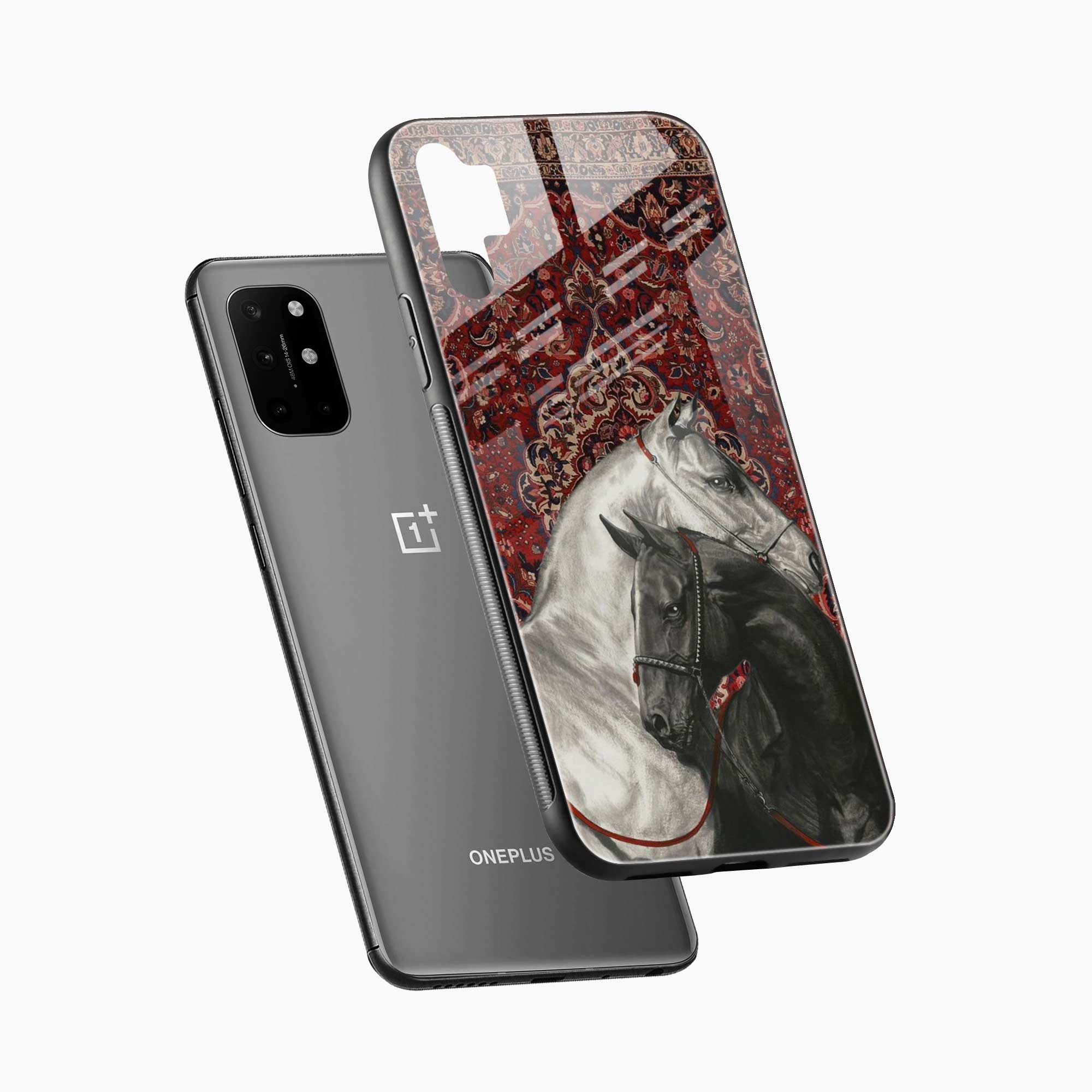 Black And White Horse Samsung Note 10 Plus Back Cover