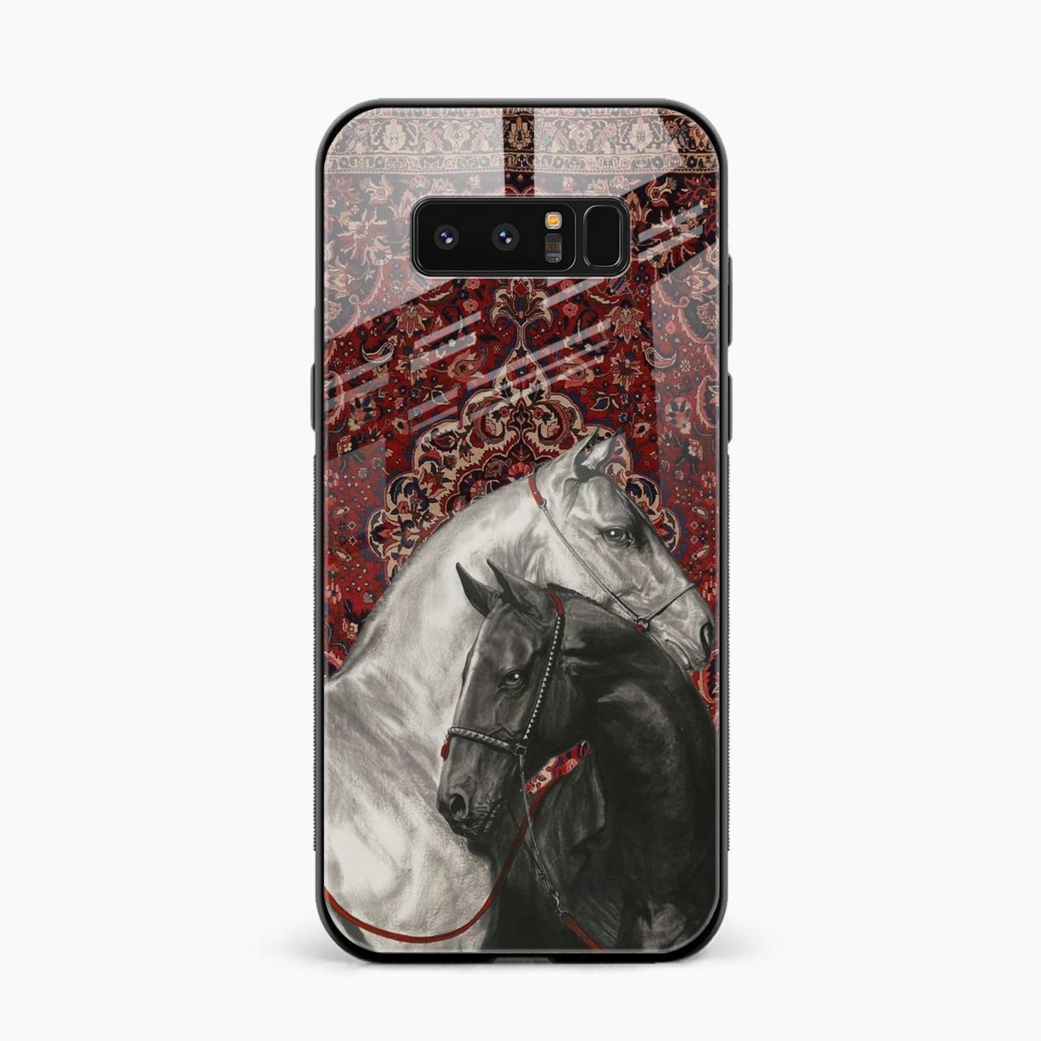 Black And White Horse Samsung Note 8 Back Cover