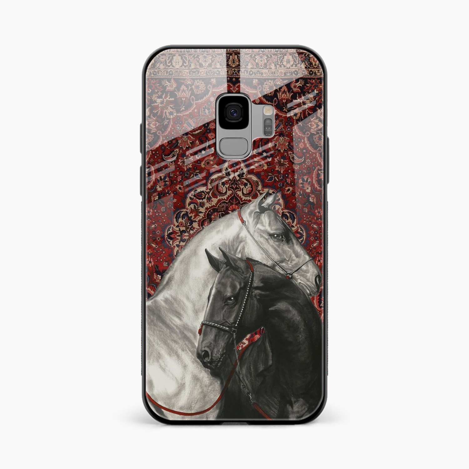 Black And White Horse Samsung S9 Back Cover