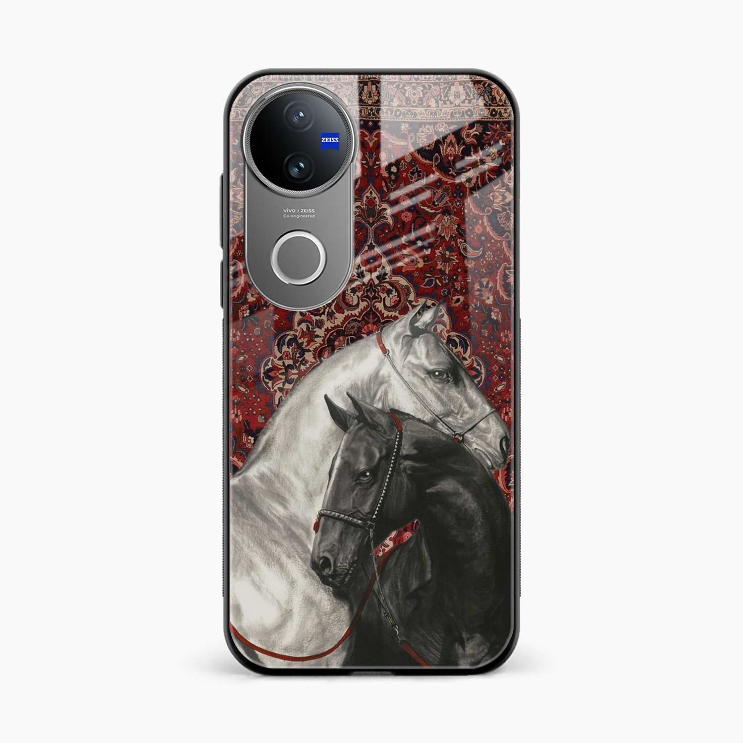 Black And White Horse Vivo T4r 5G Back Cover