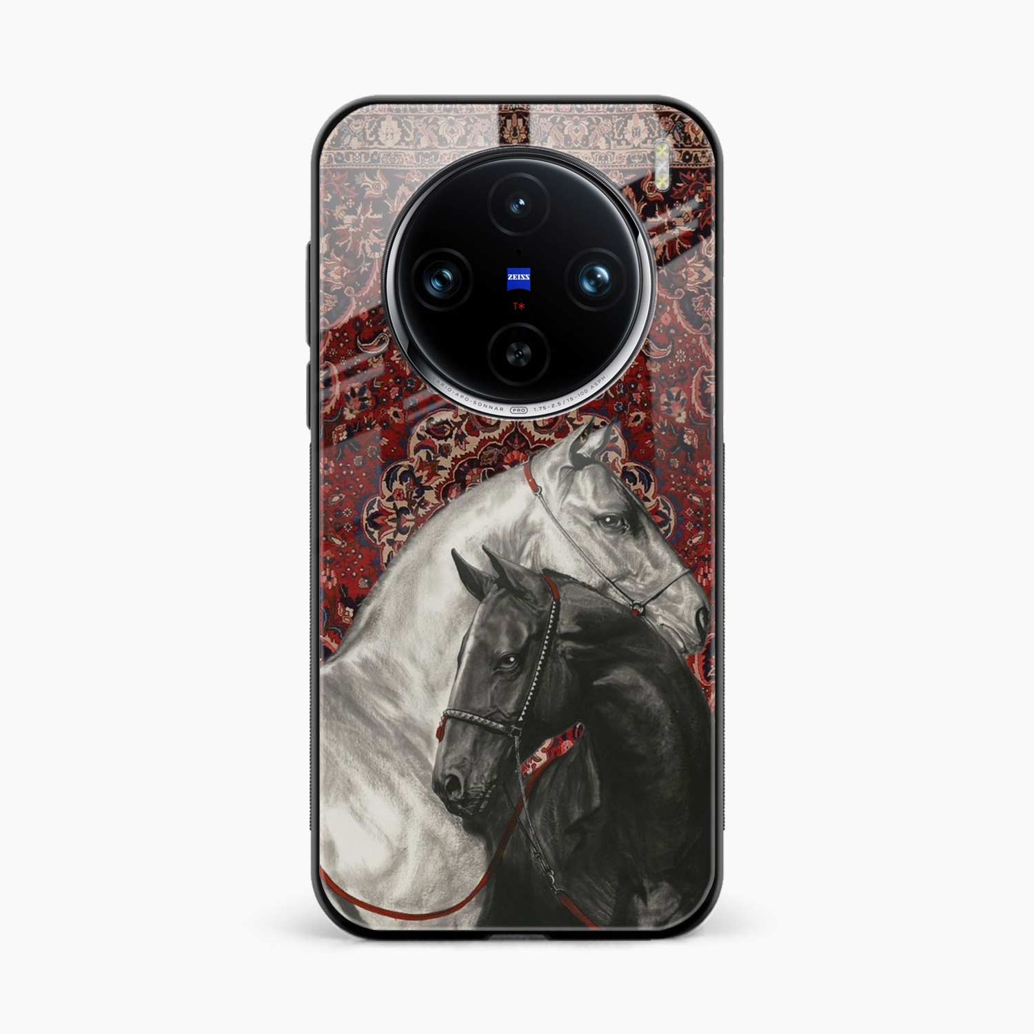 Black And White Horse Vivo X100 Back Cover