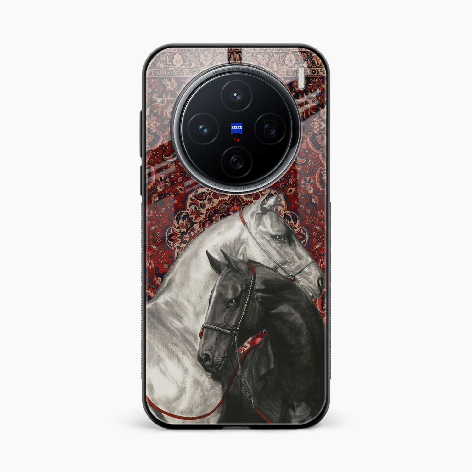 Black And White Horse Vivo X200 5G Back Cover