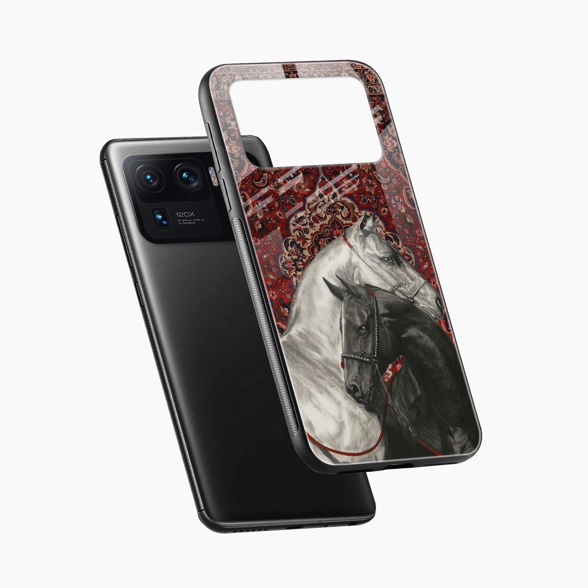 Black And White Horse Xiaomi Mi 11 Ultra Back Cover