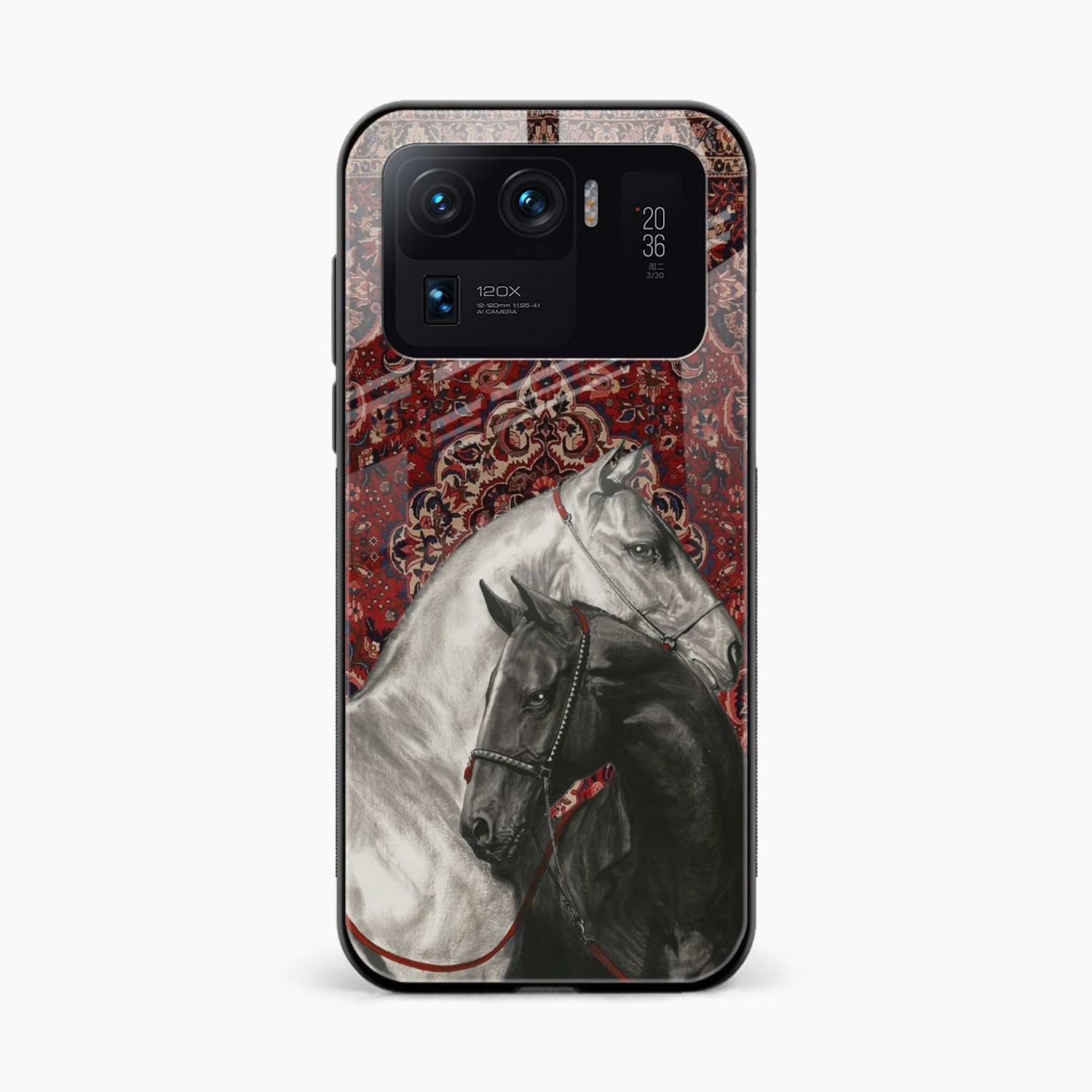Black And White Horse Xiaomi Mi 11 Ultra Back Cover