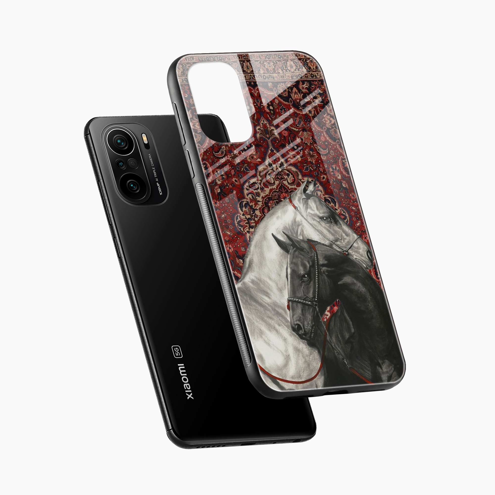 Black And White Horse Xiaomi Mi 11x Back Cover