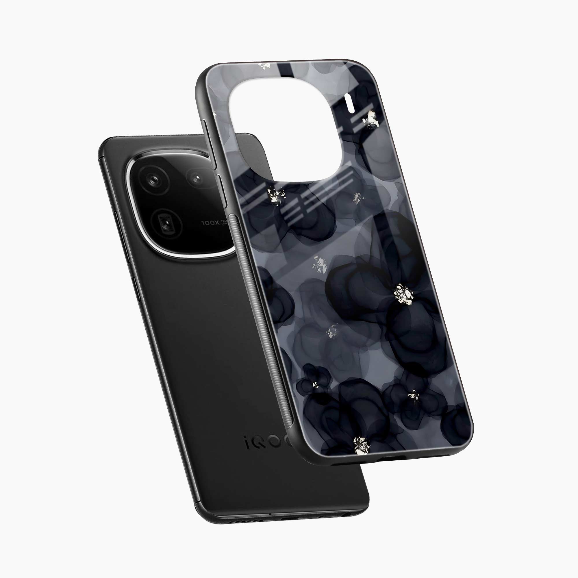 Black Beauty Iqoo 12 5G Back Cover