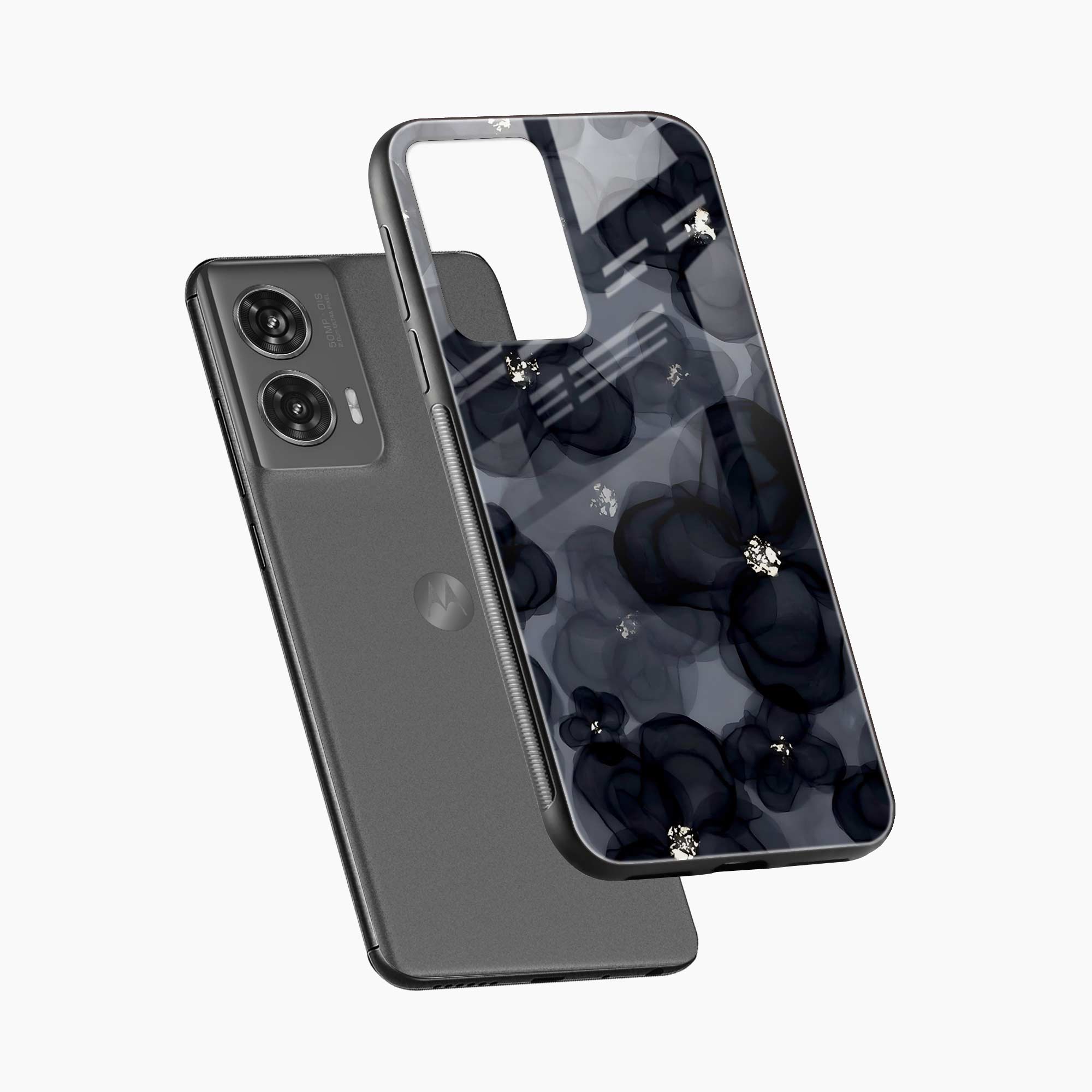 Black Beauty Motorola Edge 50 Fusion 5G Back Cover