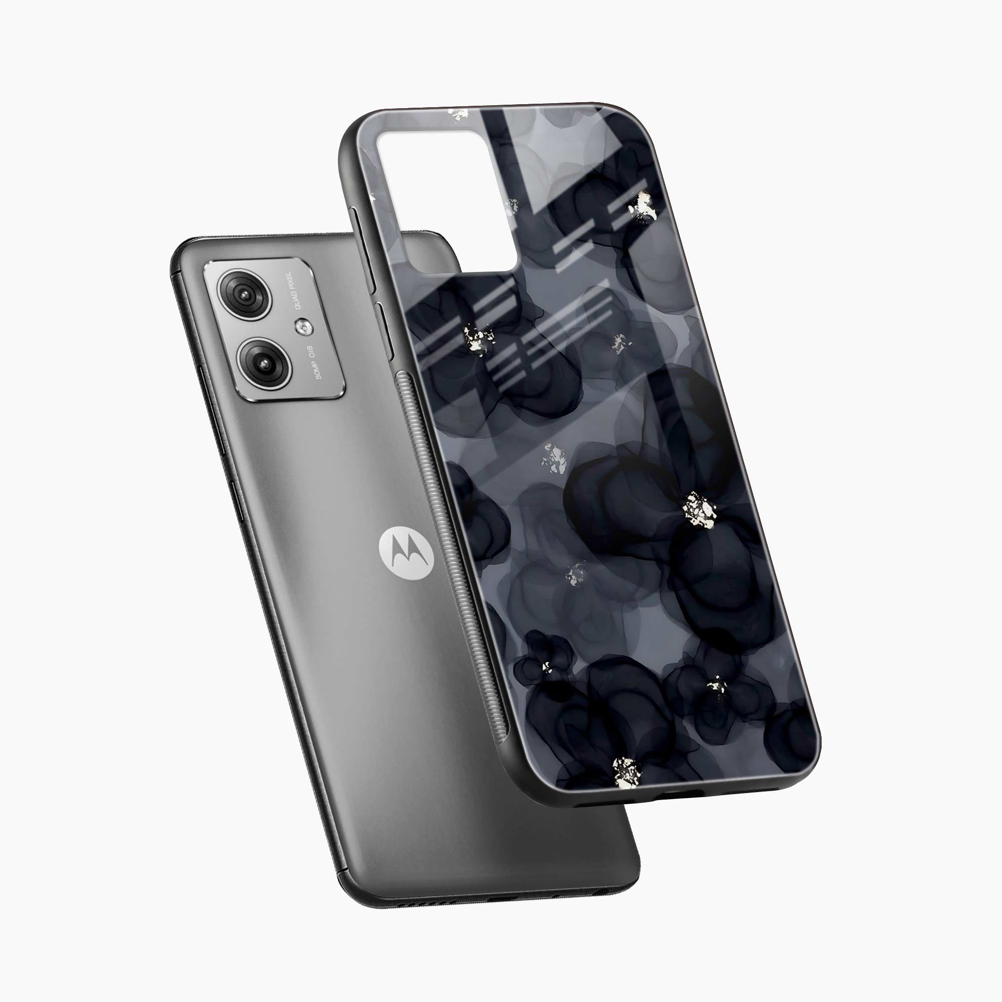 Black Beauty Motorola G64 5G Back Cover