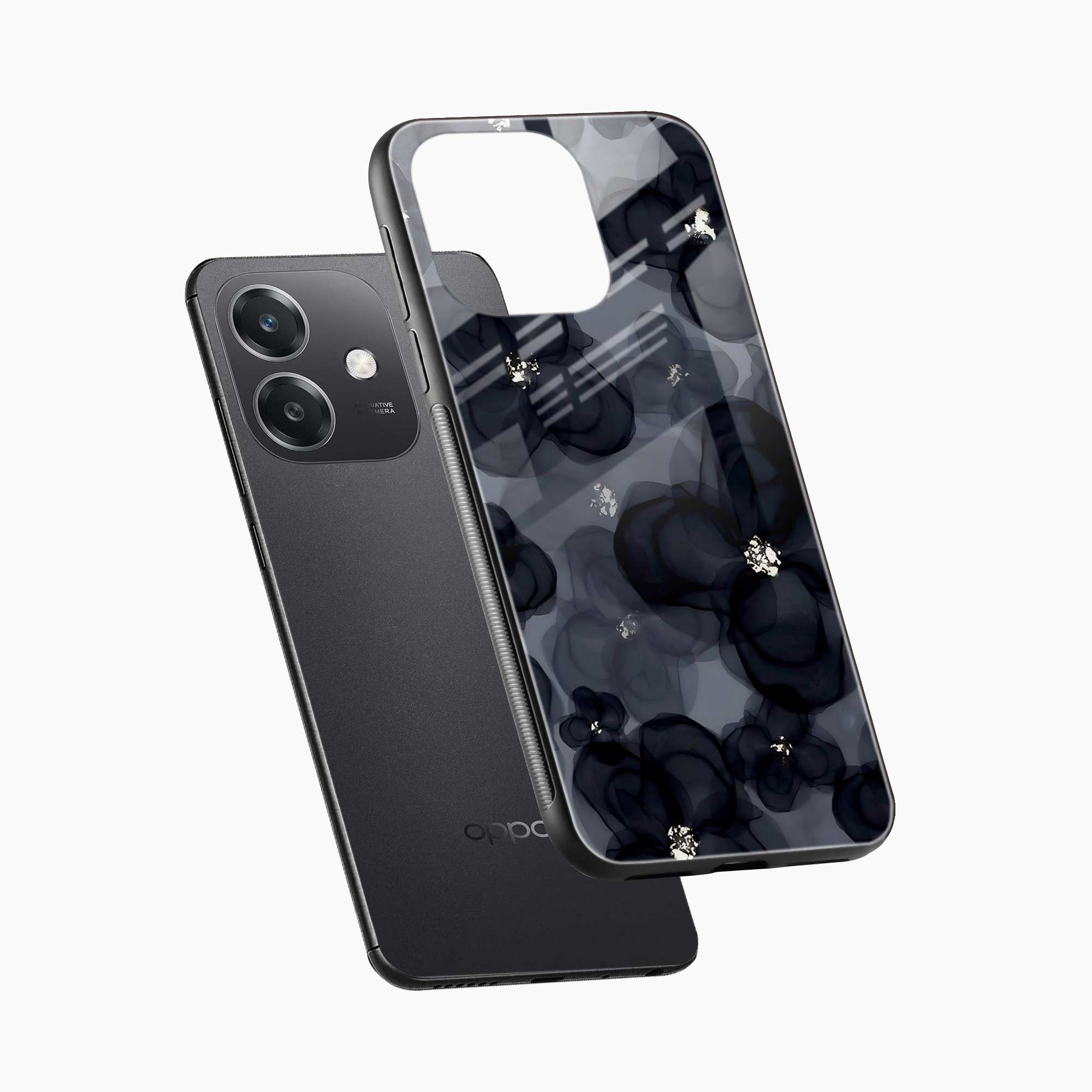 Black Beauty Oppo A3 5G Back Cover