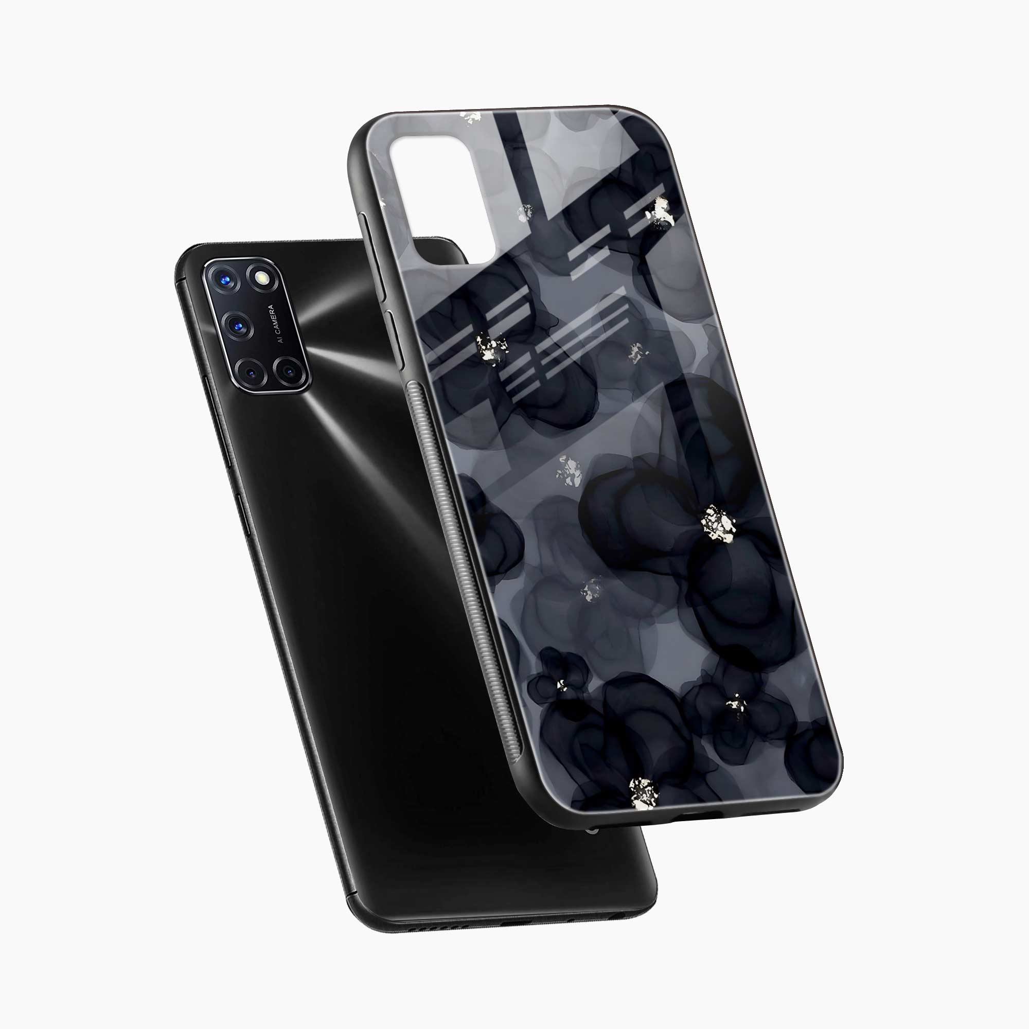 Black Beauty Oppo A92 Back Cover