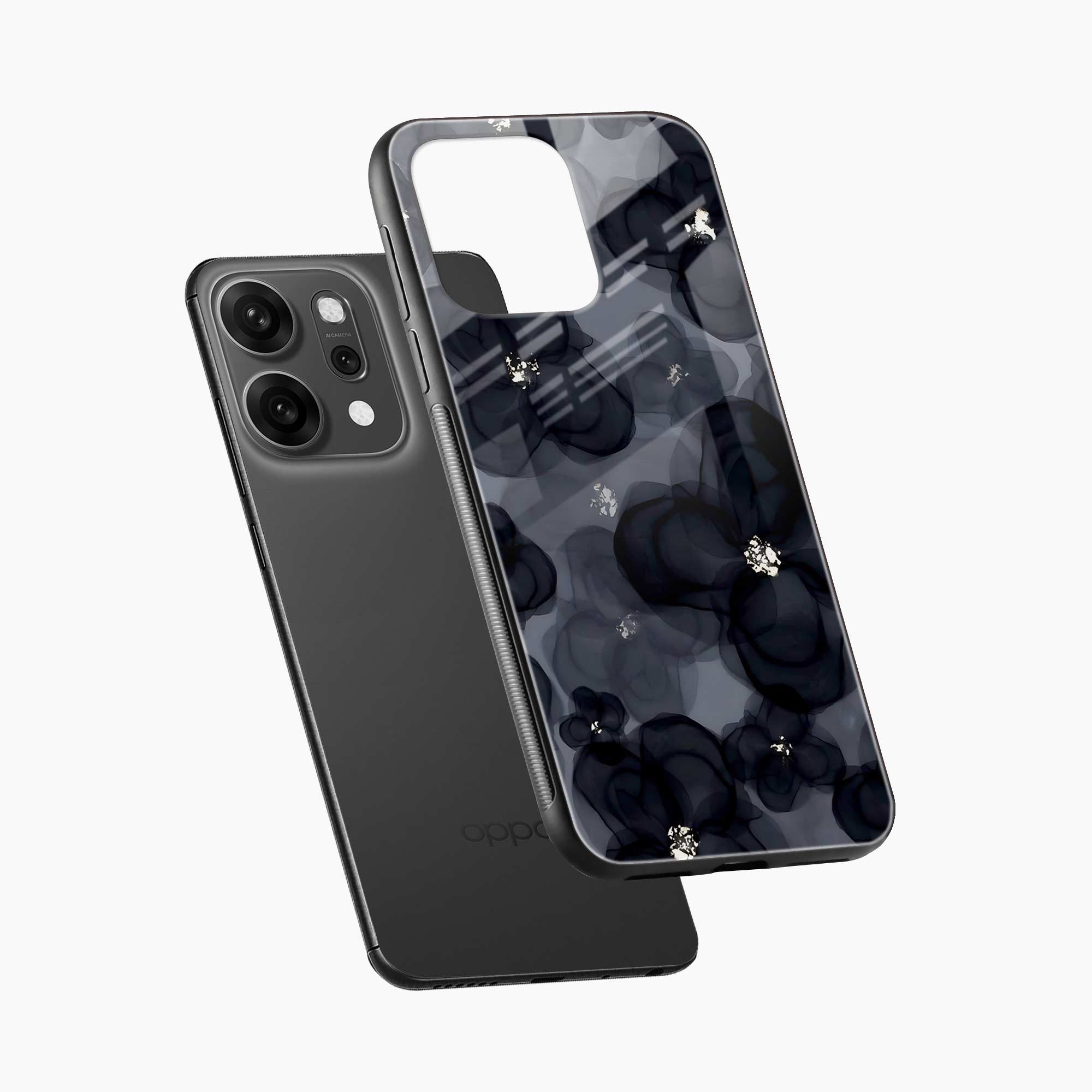Black Beauty Oppo Reno 14 Pro 5G Back Cover