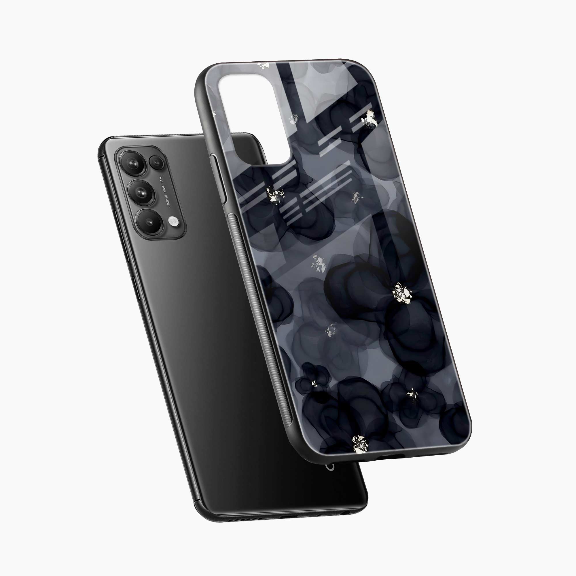 Black Beauty Oppo Reno 5 Back Cover
