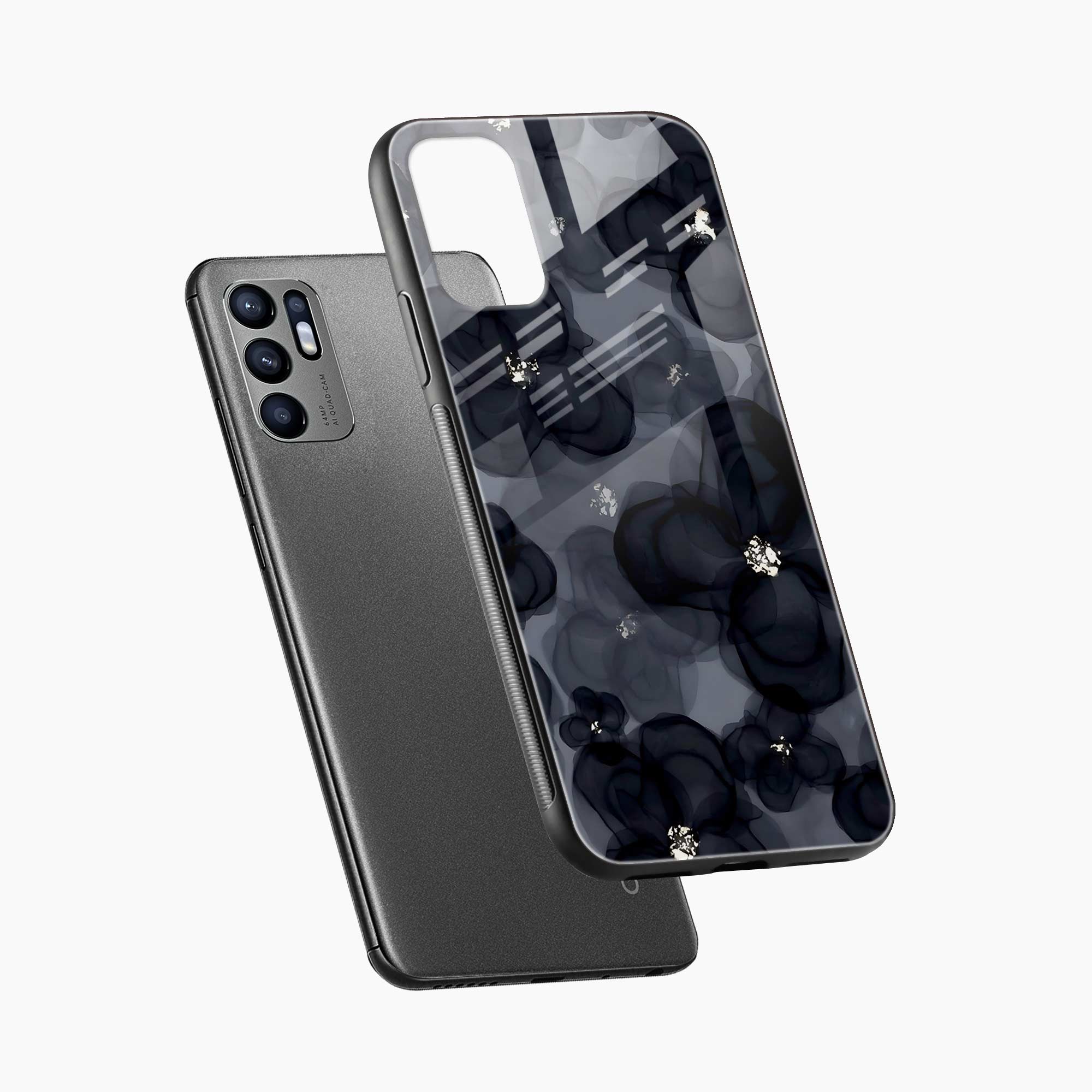 Black Beauty Oppo Reno 6 4G Back Cover