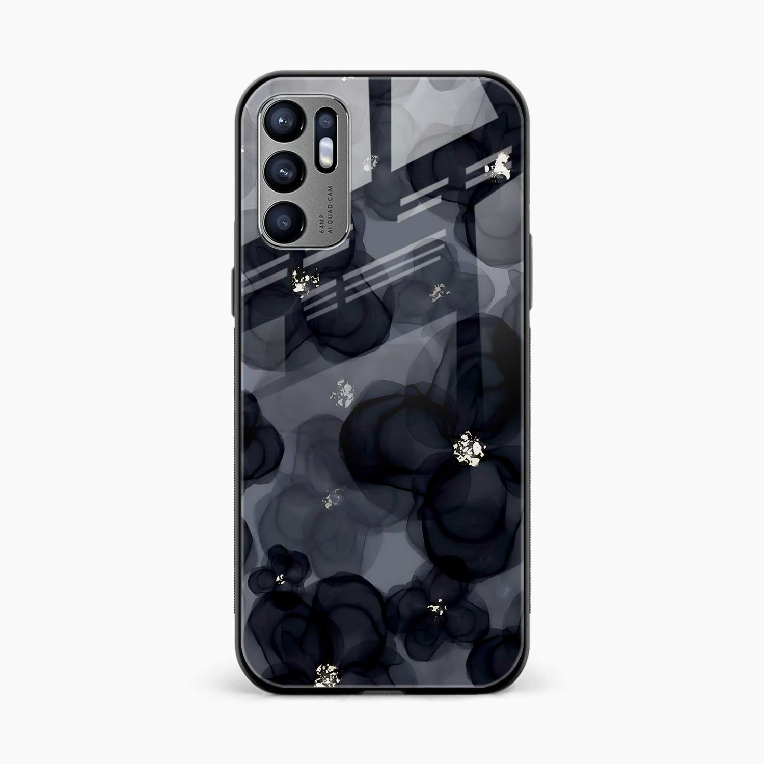 Black Beauty Oppo Reno 6 4G Back Cover